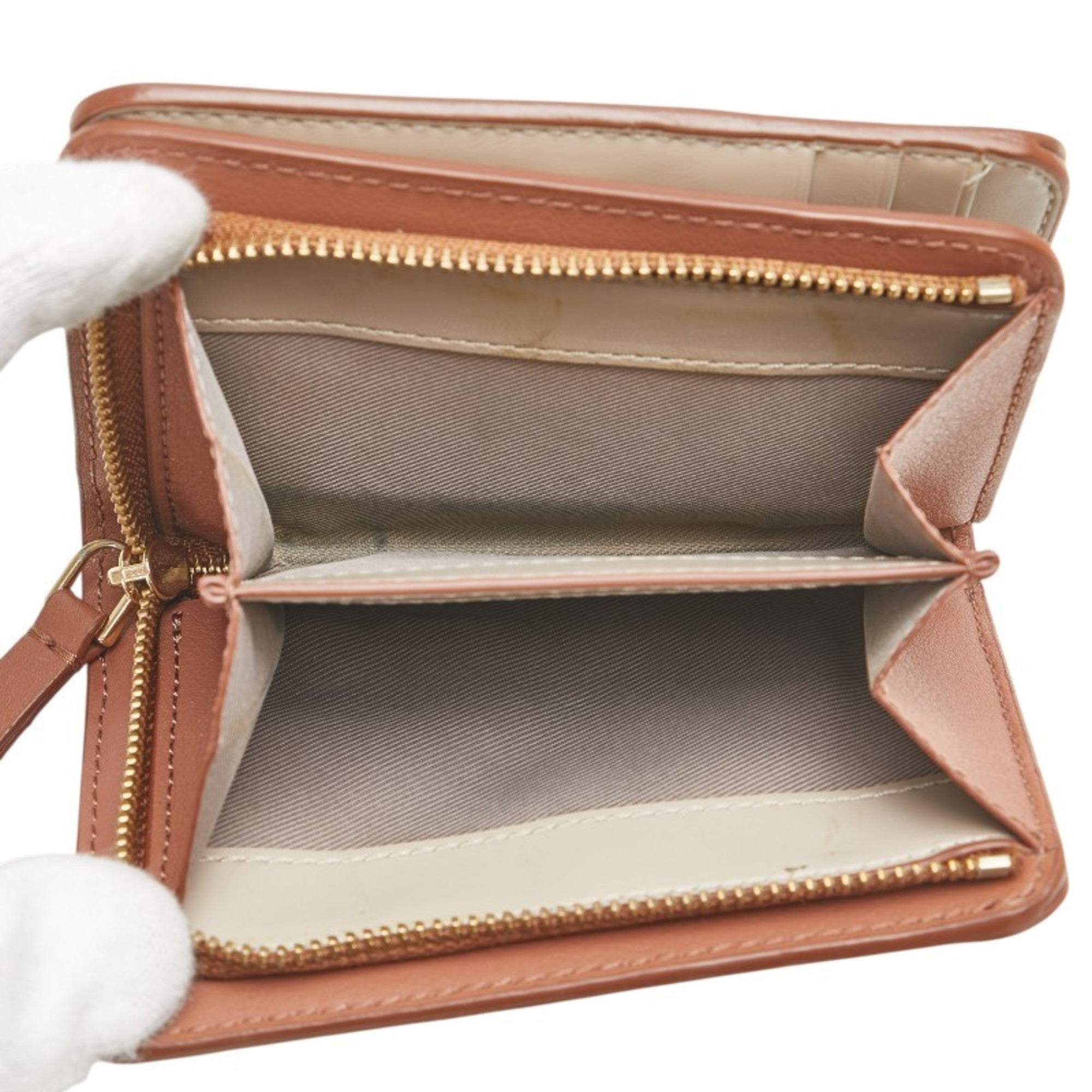 Marc Jacobs Brown Leather Wallet (Bi-Fold) (Pre-Owned)
