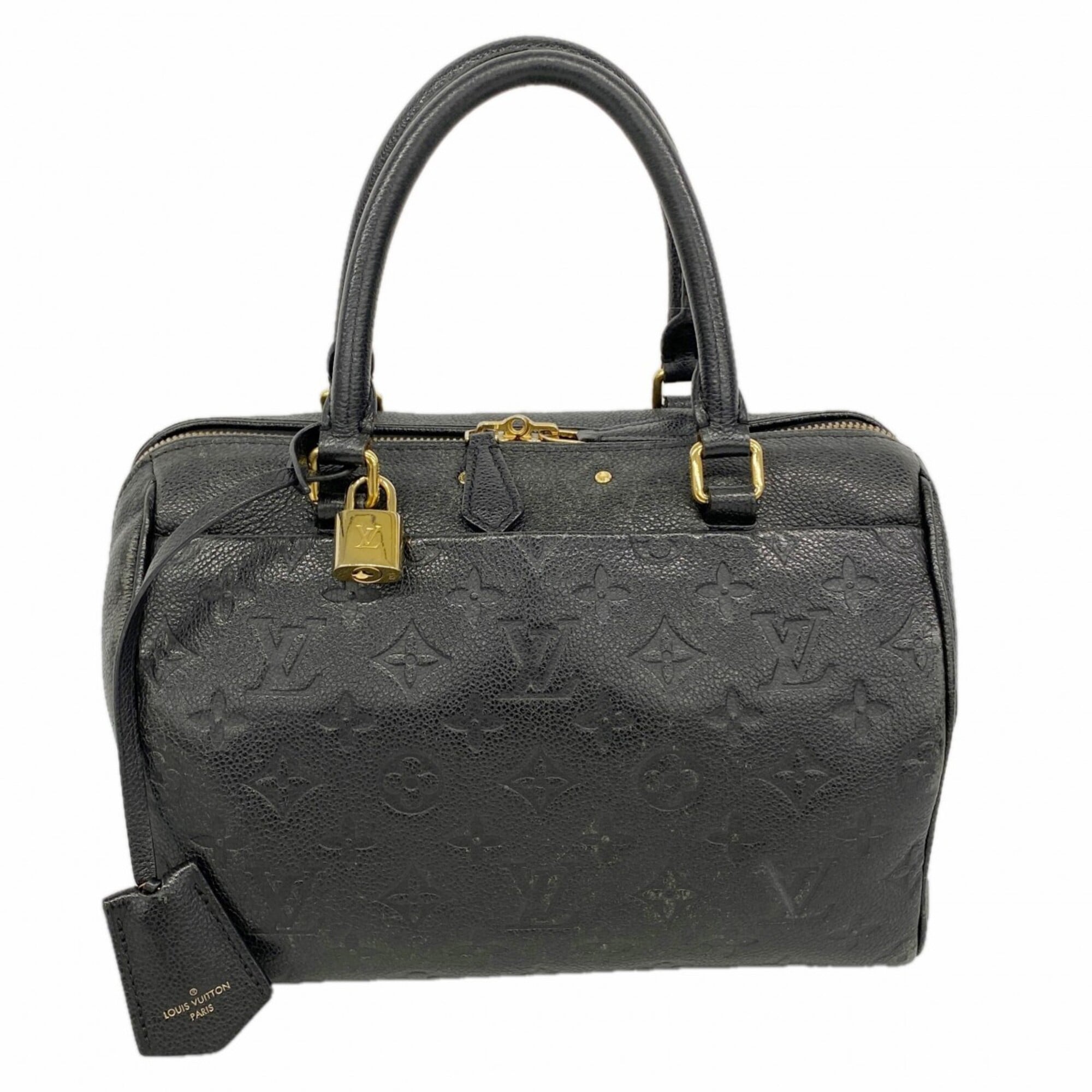 Louis Vuitton Noir Handbag (Pre-Owned)