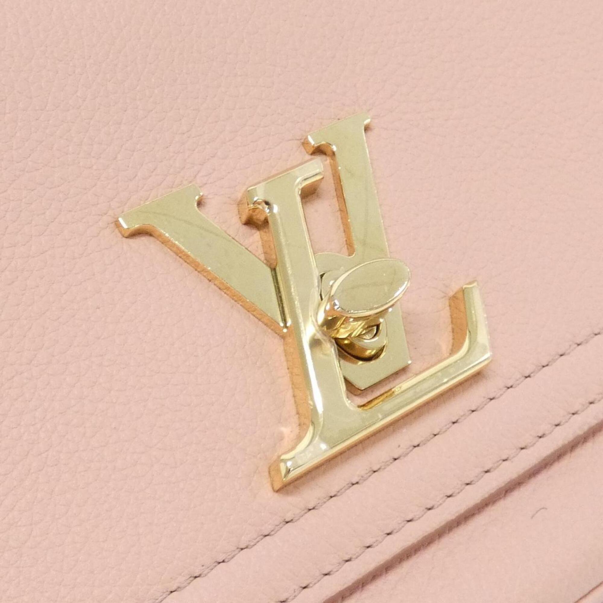 Louis Vuitton Rose Leather Shoulder Bag (Pre-Owned)