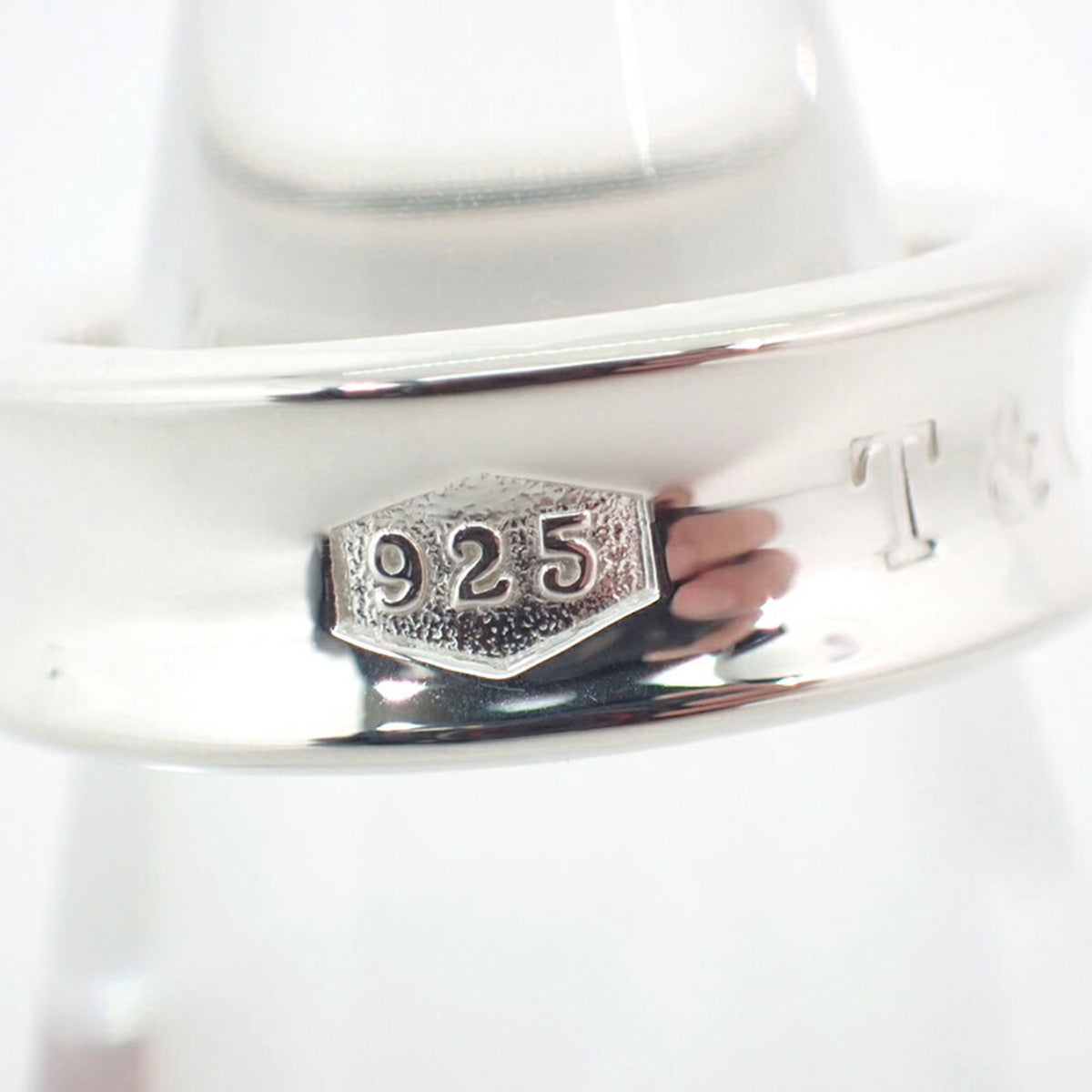 Tiffany Silver Sterling Silver 925 Band Ring (Pre-Owned)