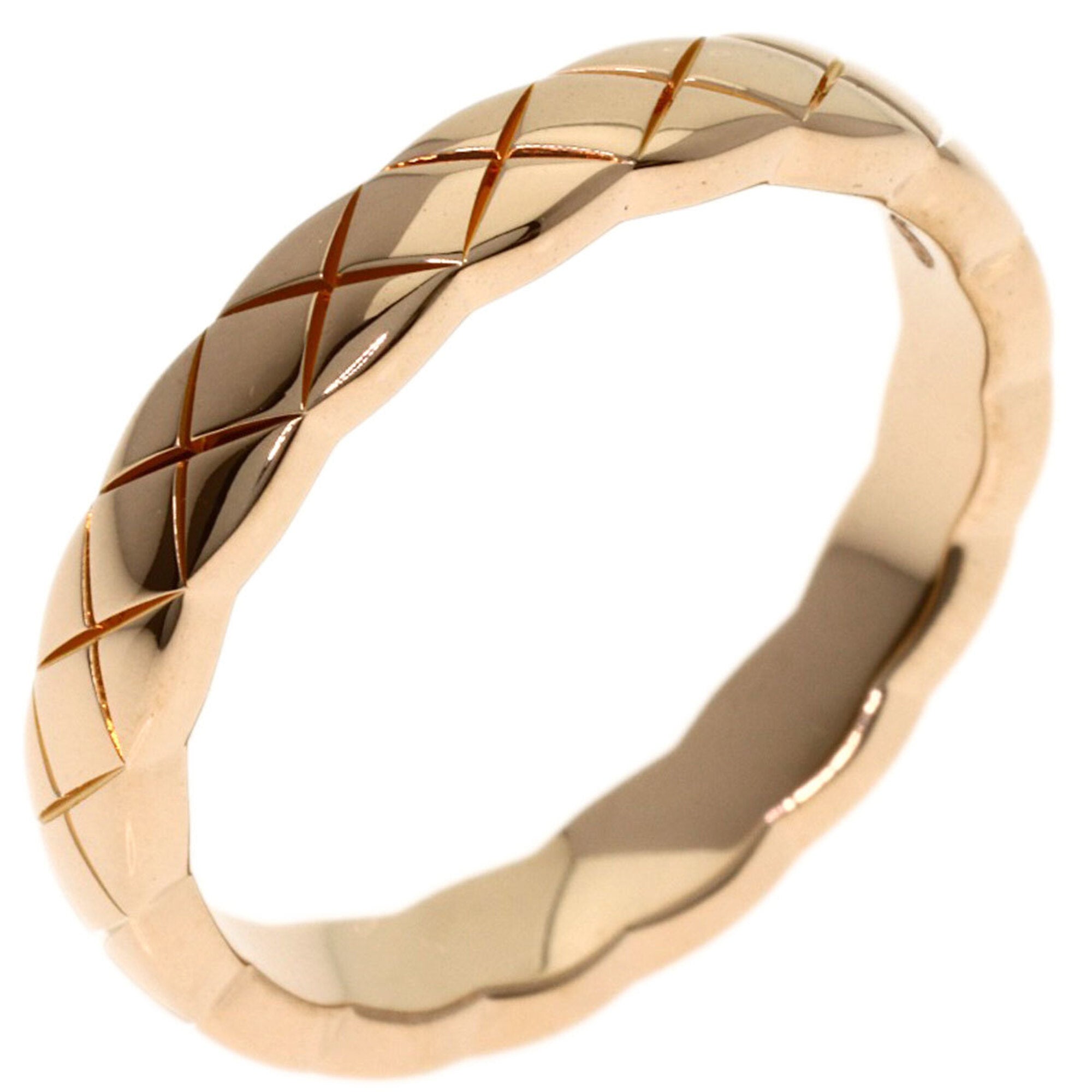 Chanel Pink Gold (18K) Band Ring (Pre-Owned)