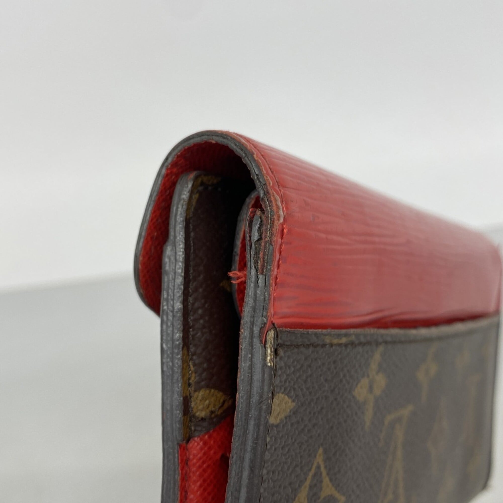 Louis Vuitton Brown Coquelicots Long Wallet (Tri-Fold) (Pre-Owned)