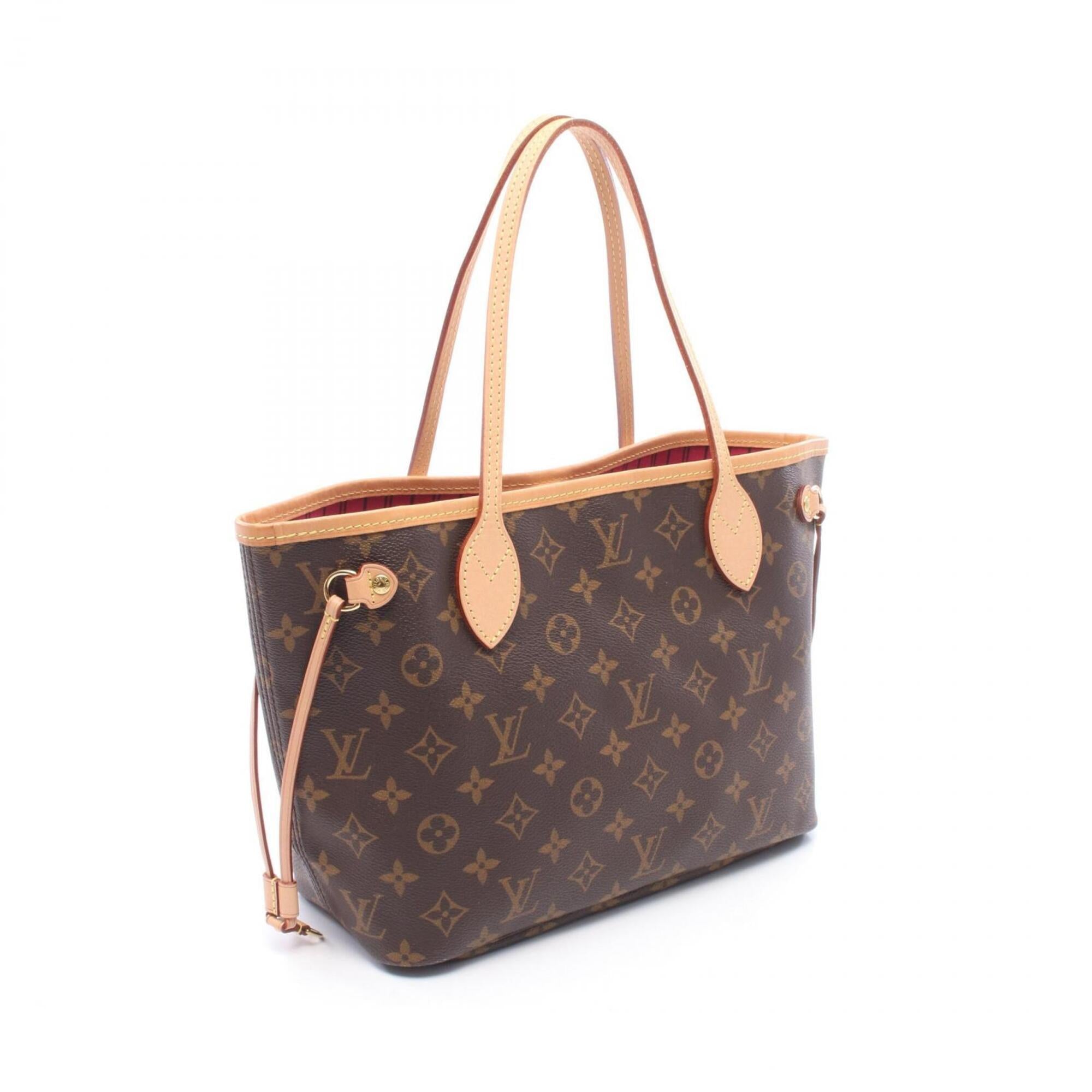 Louis Vuitton Brown Coated Canvas Pvc Monogram Leather Handbag Tote Bag (Pre-Owned)
