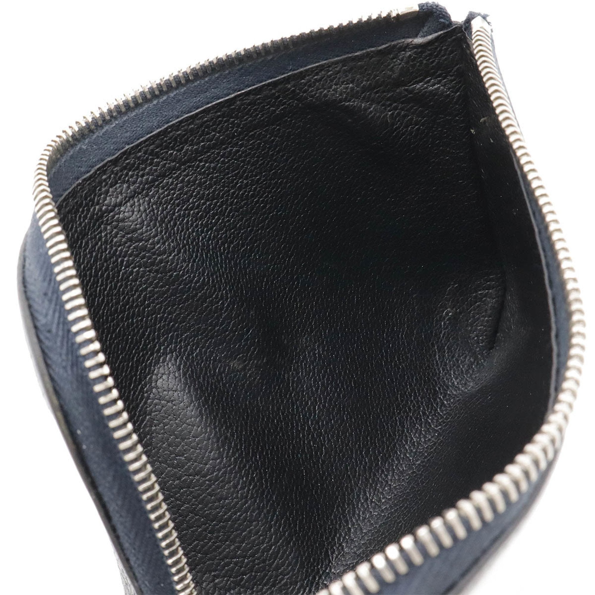 Hermes Black Epsom Leather Coin Purse/Coin Case (Pre-Owned)