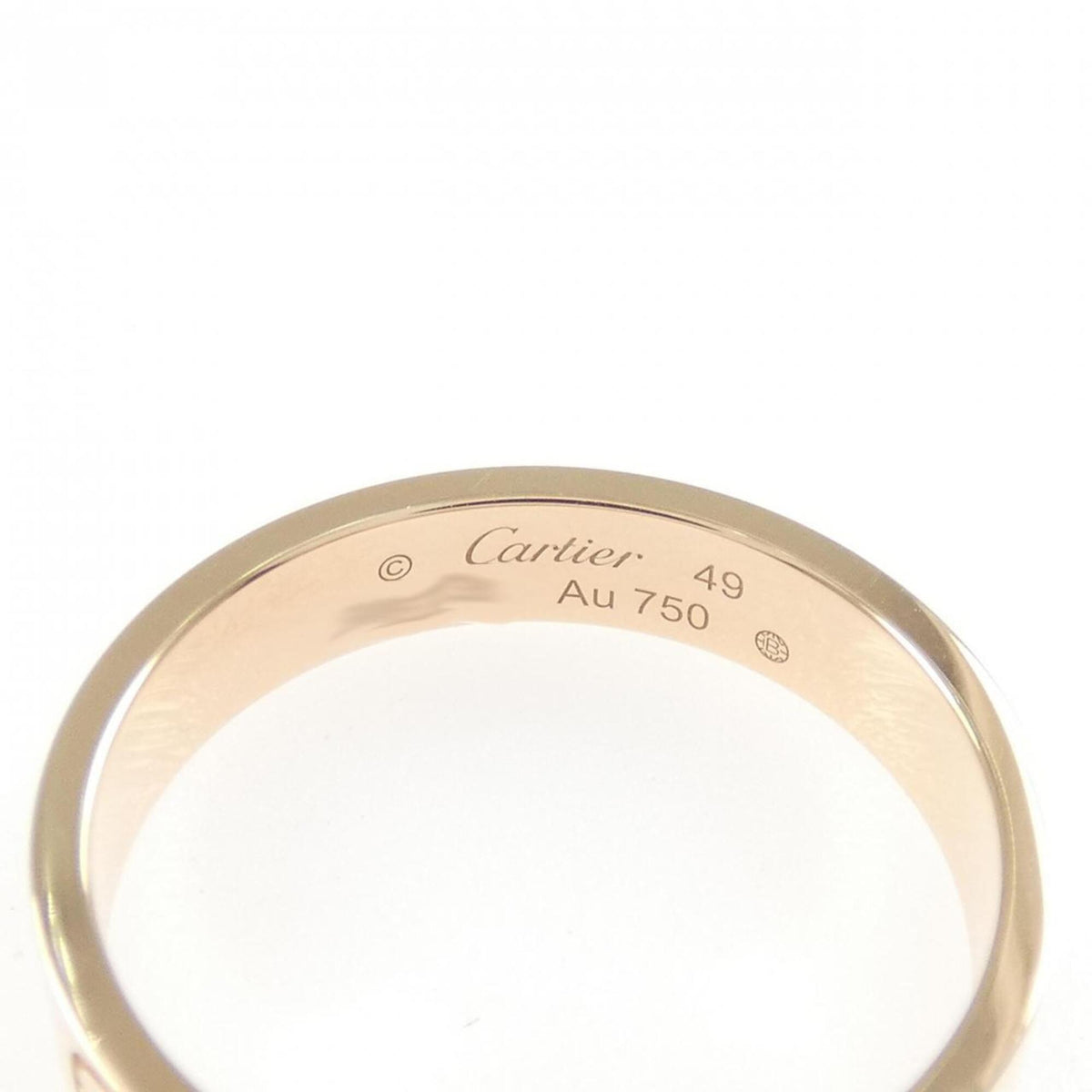 Cartier Love Pink Gold (18K) Band Ring (Pre-Owned)