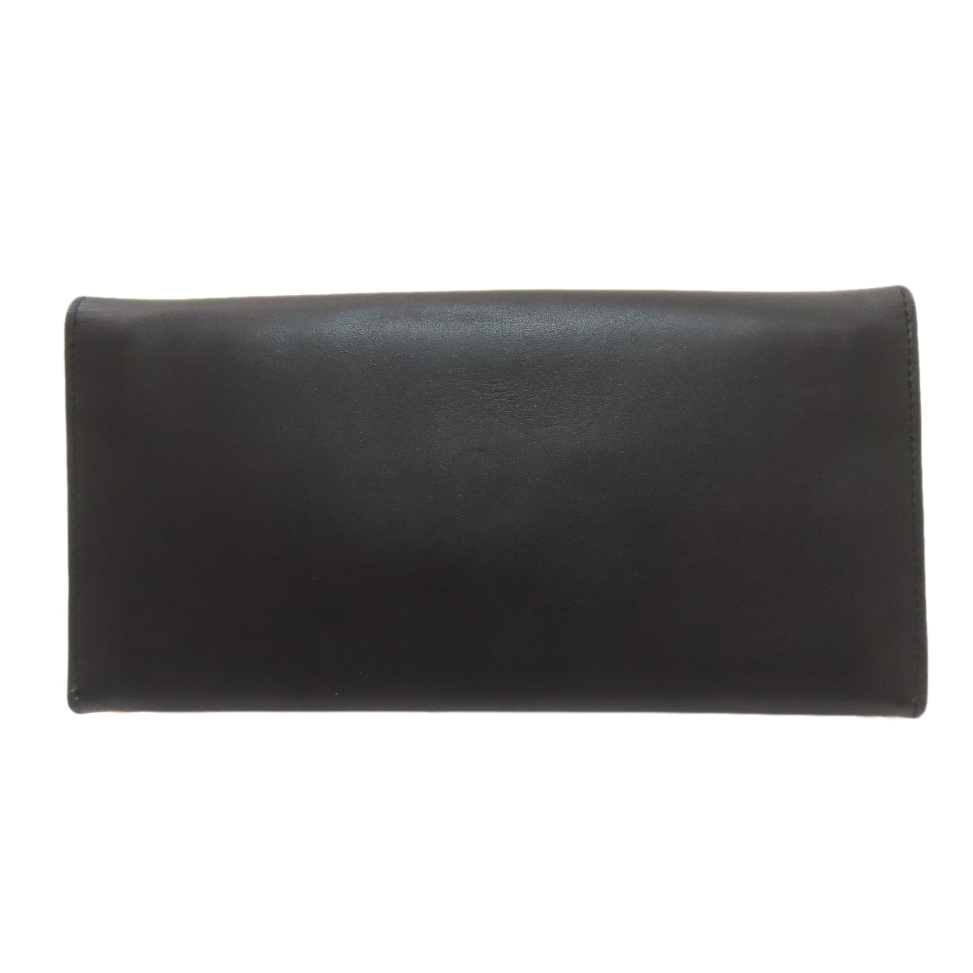 Dunhill Black Leather Long Wallet (Bi-Fold) (Pre-Owned)