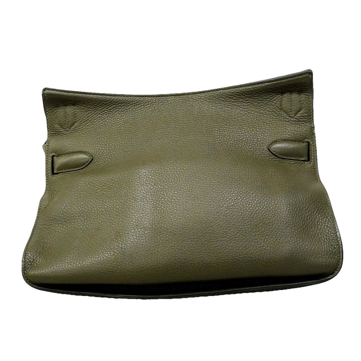 Hermes Green Taurillon Clemence Leather Shoulder Bag (Pre-Owned)