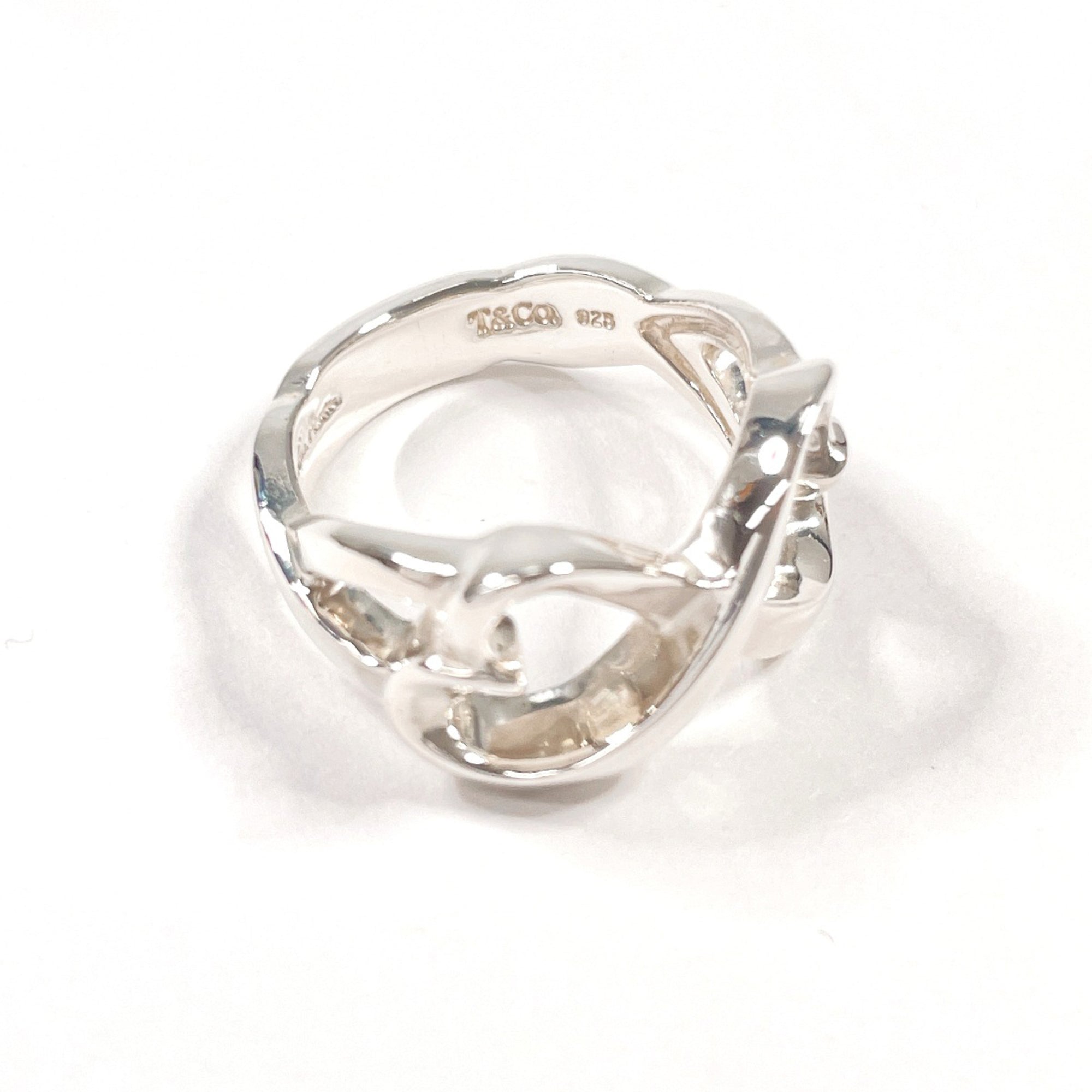 Tiffany Silver Silver 925 Band Ring (Pre-Owned)
