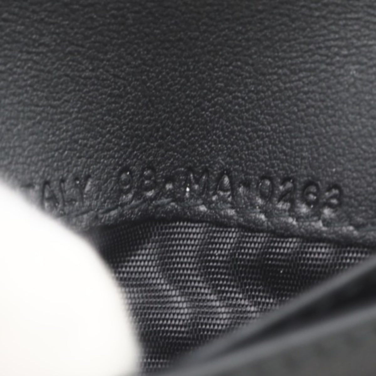 Christian Dior Black Leather Wallet (Bi-Fold) (Pre-Owned)