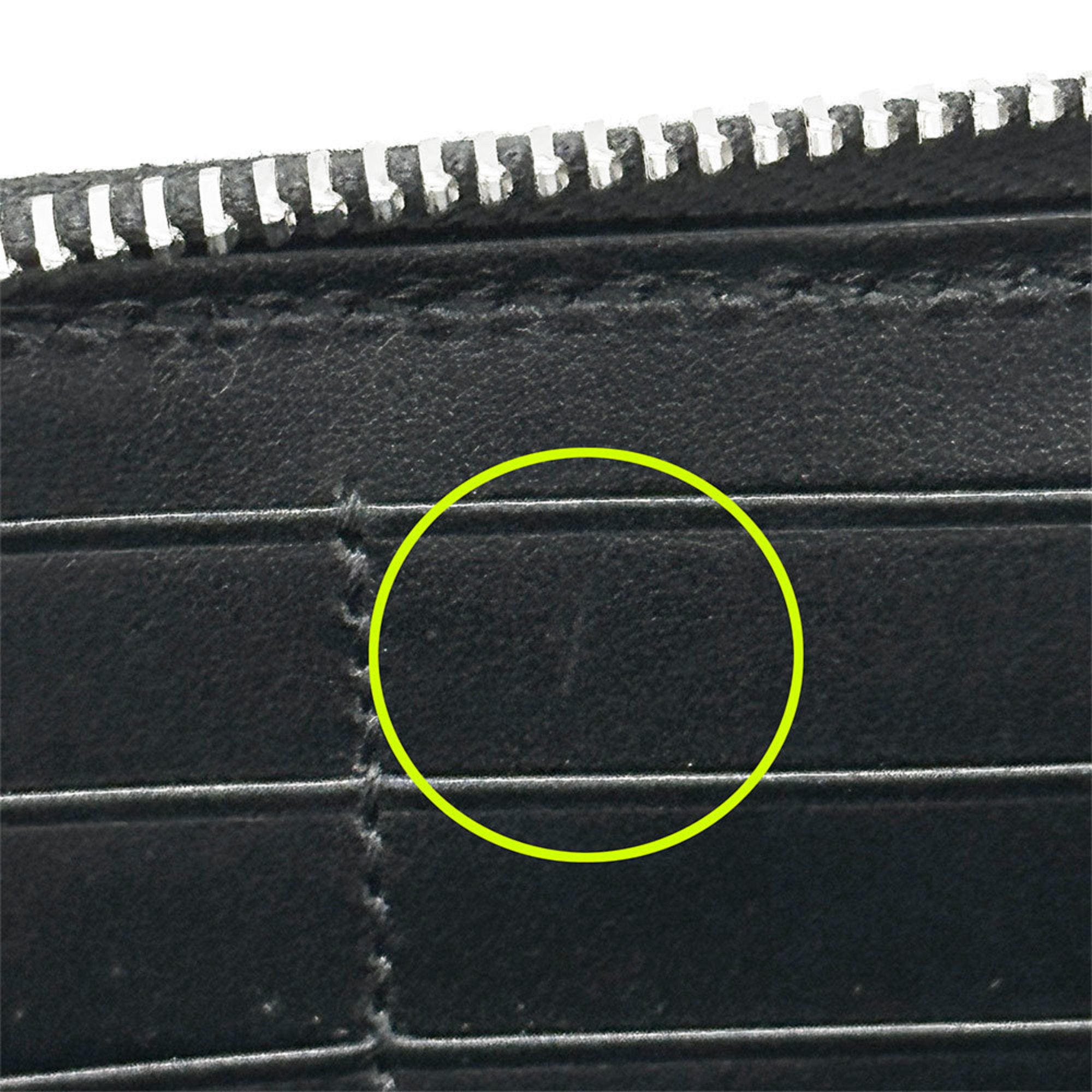 Gucci Black Leather Long Wallet (Bi-Fold) (Pre-Owned)