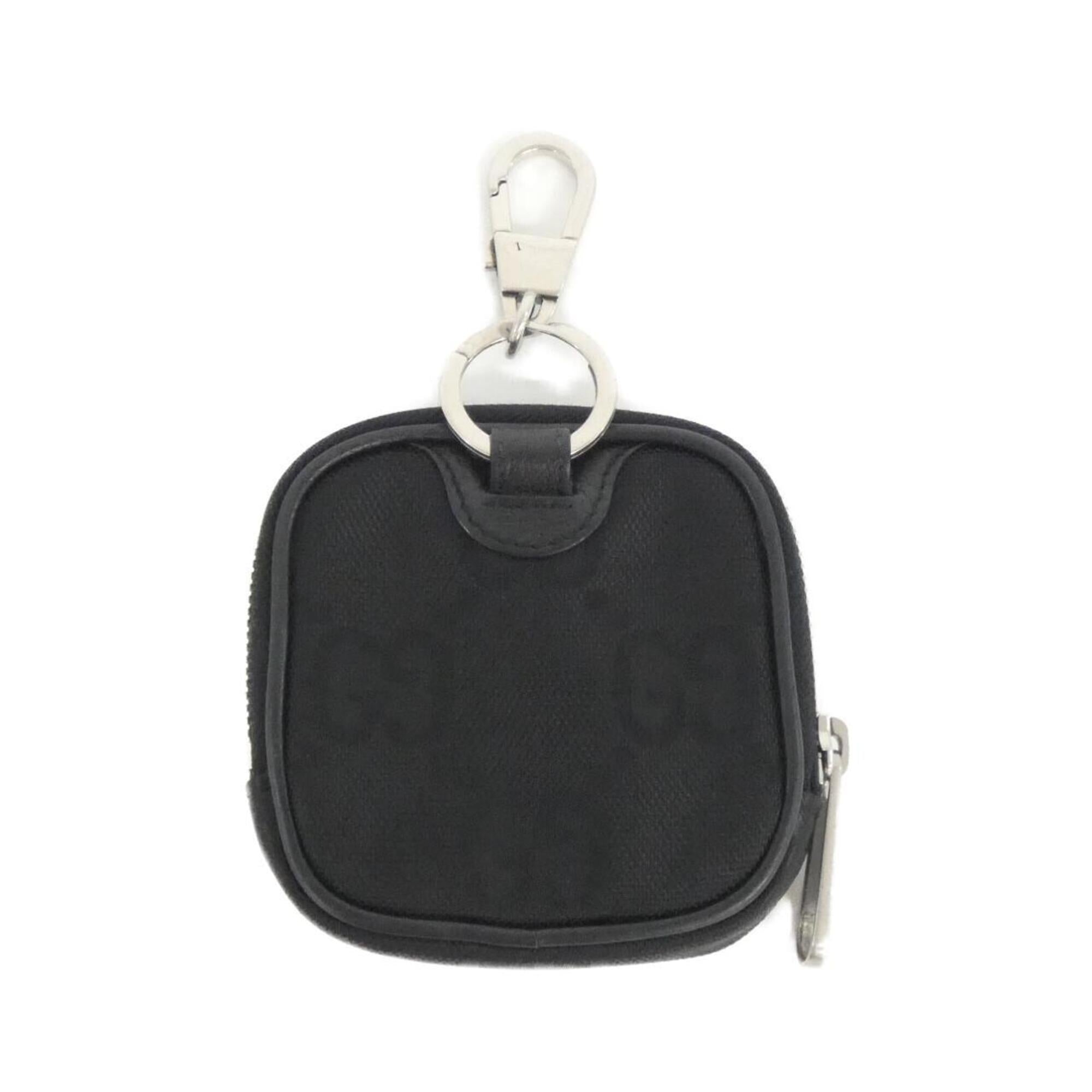Gucci Black Nylon Leather Handbag Pouch (Pre-Owned)