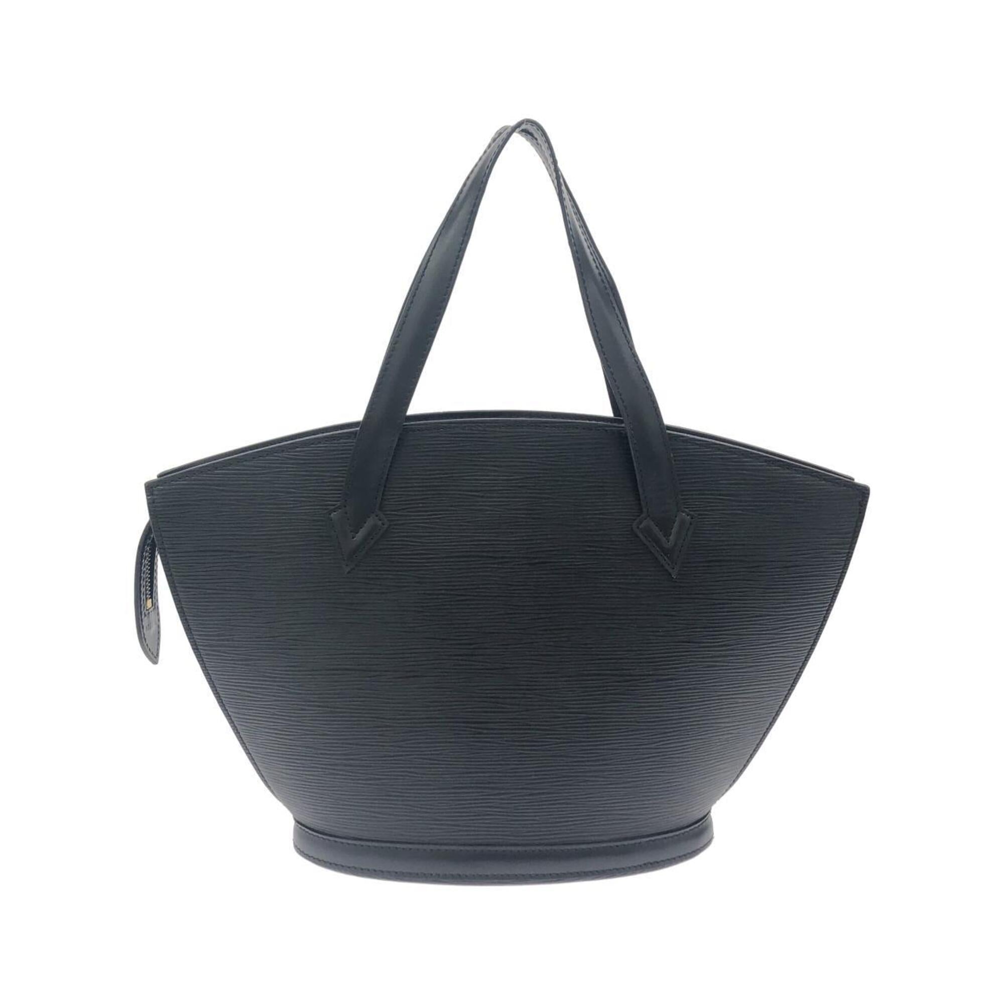 Louis Vuitton Black Leather Handbag (Pre-Owned)