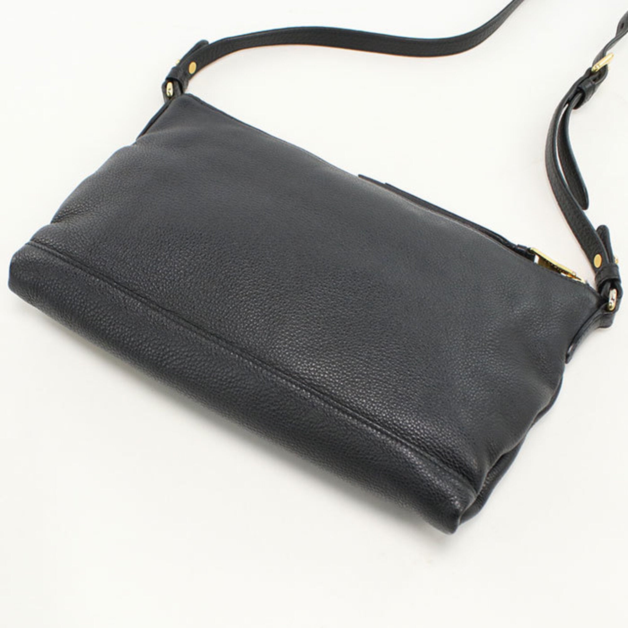 Prada Black Leather Shoulder Bag (Pre-Owned)