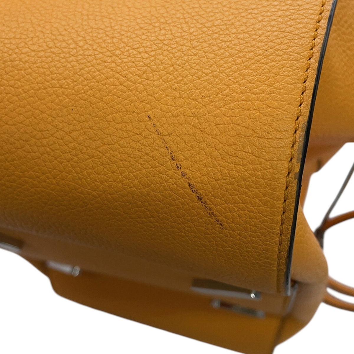 Loewe Orange Leather Handbag (Pre-Owned)