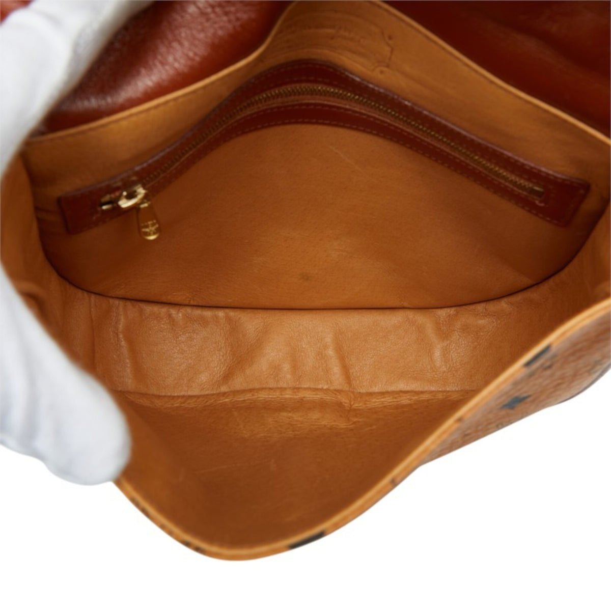 Mcm Brown Pvc Leather Shoulder Bag (Pre-Owned)
