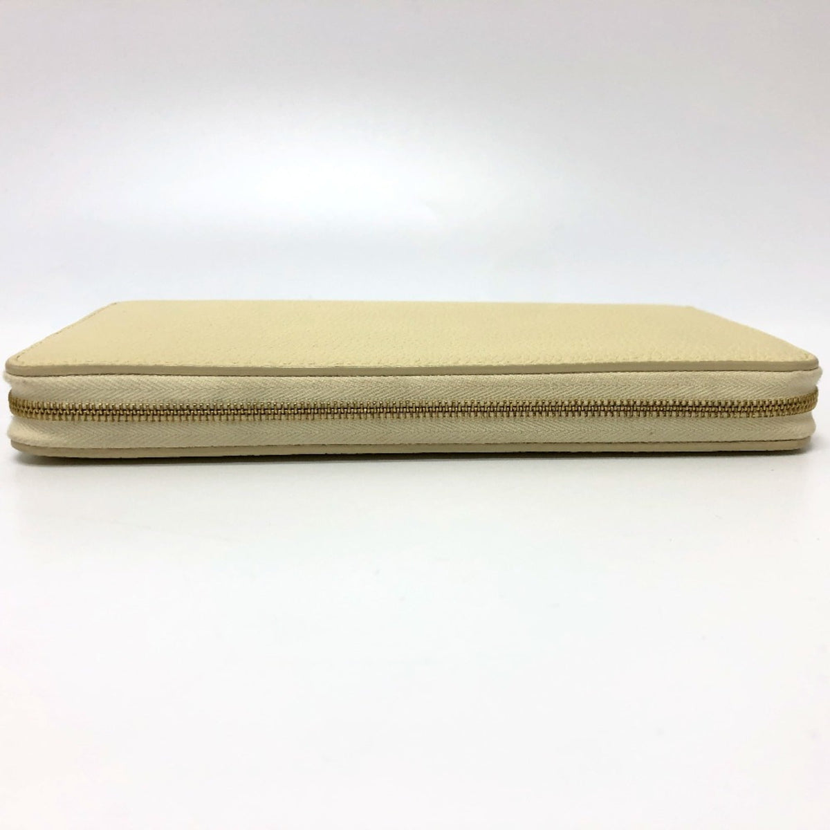 Celine Beige Leather Long Wallet (Bi-Fold) (Pre-Owned)