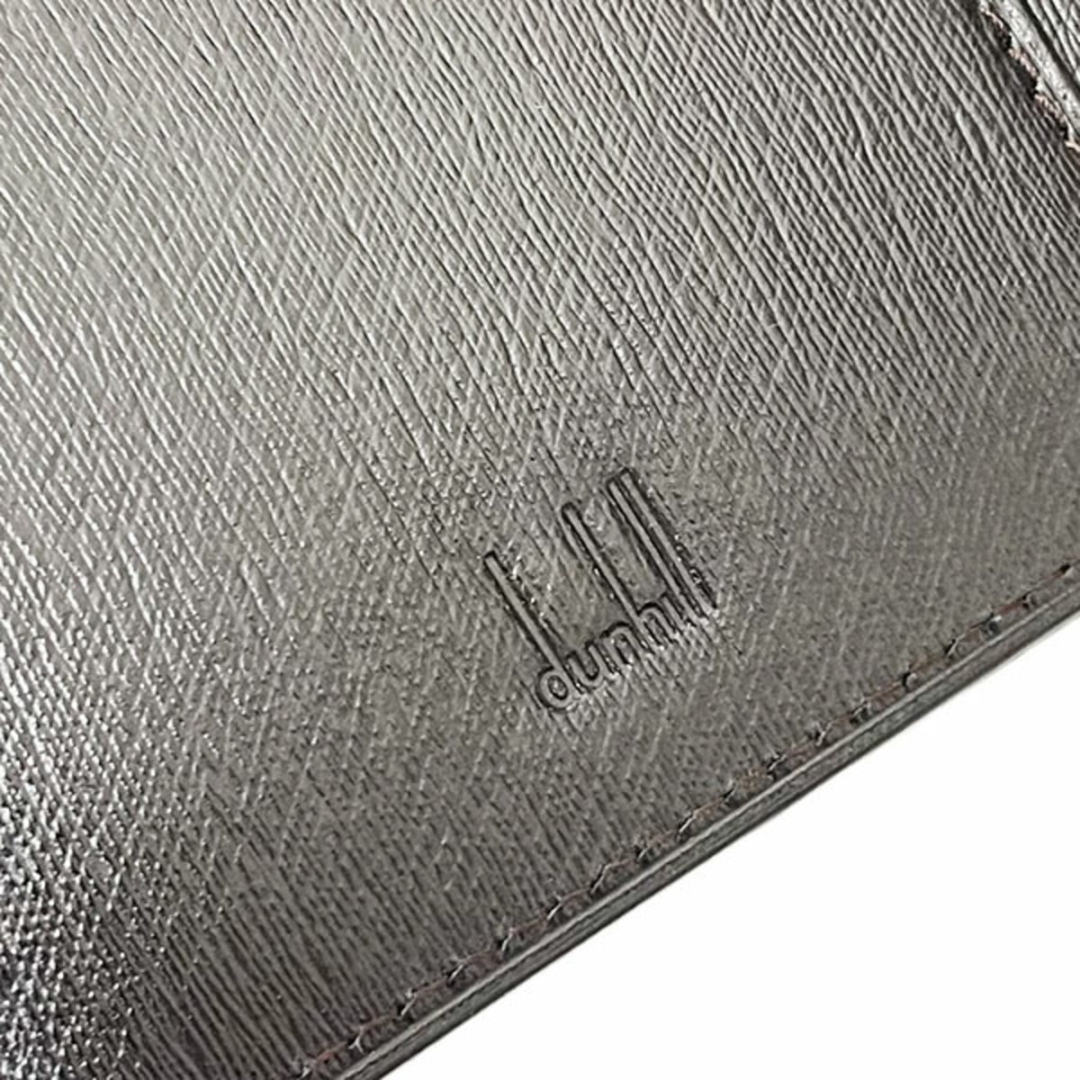 Dunhill Dark Brown Leather Long Bill Wallet (Bi-Fold) (Pre-Owned)