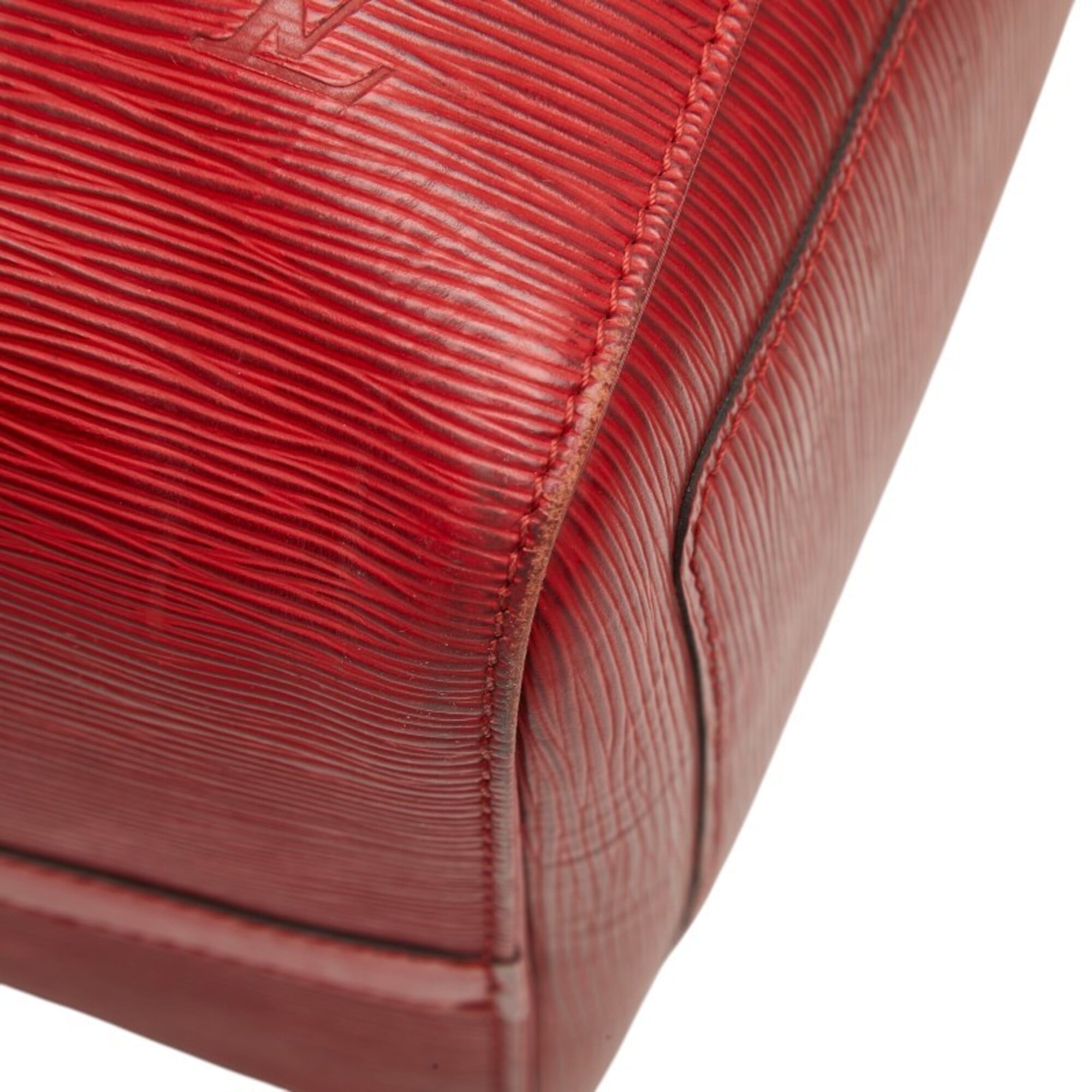 Louis Vuitton Castilian Red Leather Boston Bag (Pre-Owned)