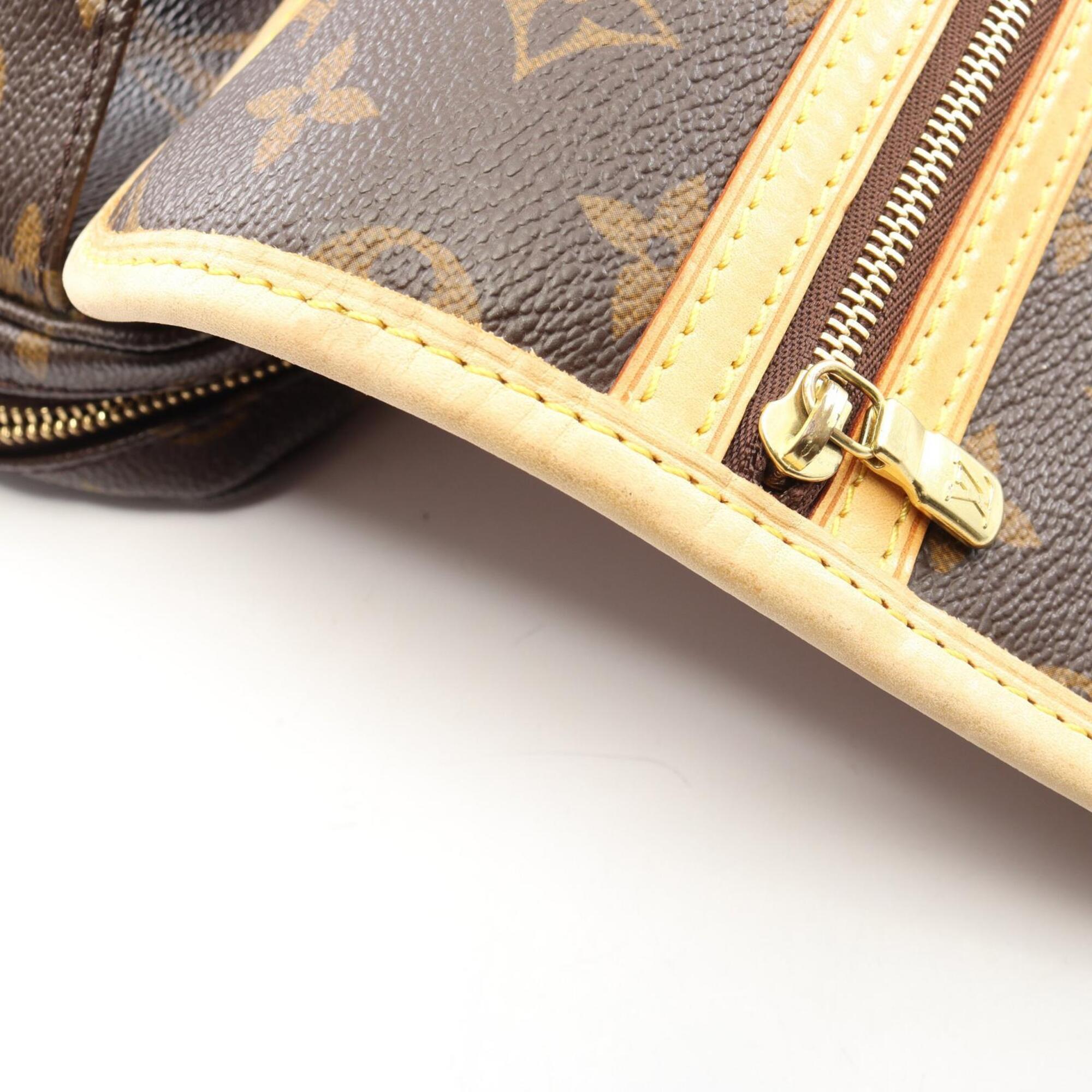 Louis Vuitton Brown Coated Canvas Pvc Monogram Leather Fanny Pack Handbag (Pre-Owned)