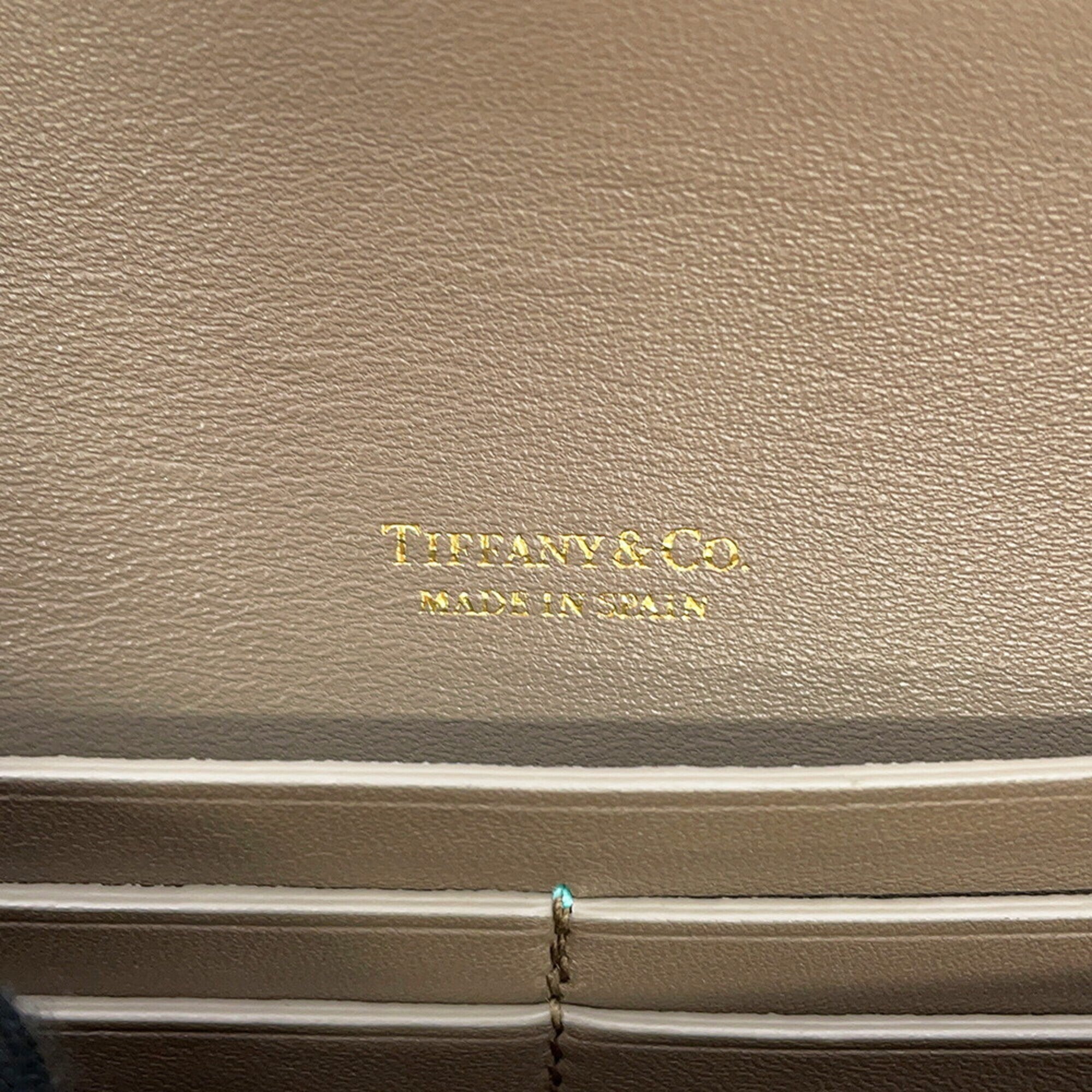 Tiffany White Leather Handbag Shoulder Bag (Pre-Owned)