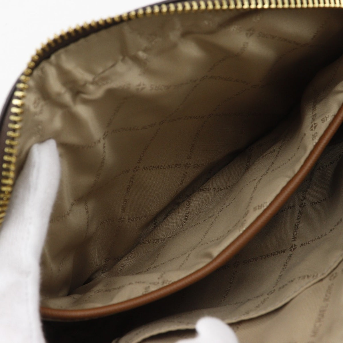Michael Kors Brown Pvc Shoulder Bag (Pre-Owned)