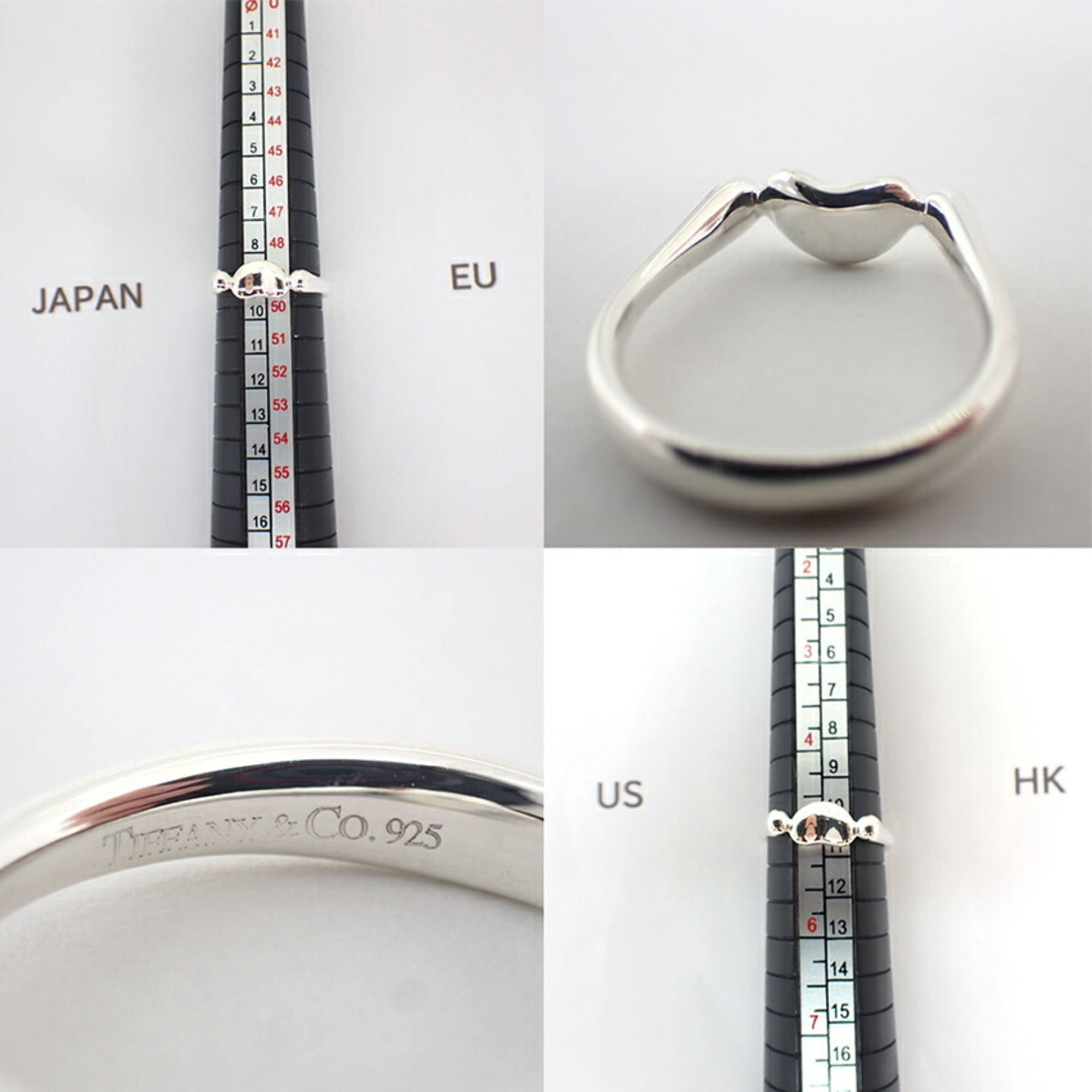 Tiffany Sterling Silver 925 Band Ring (Pre-Owned)