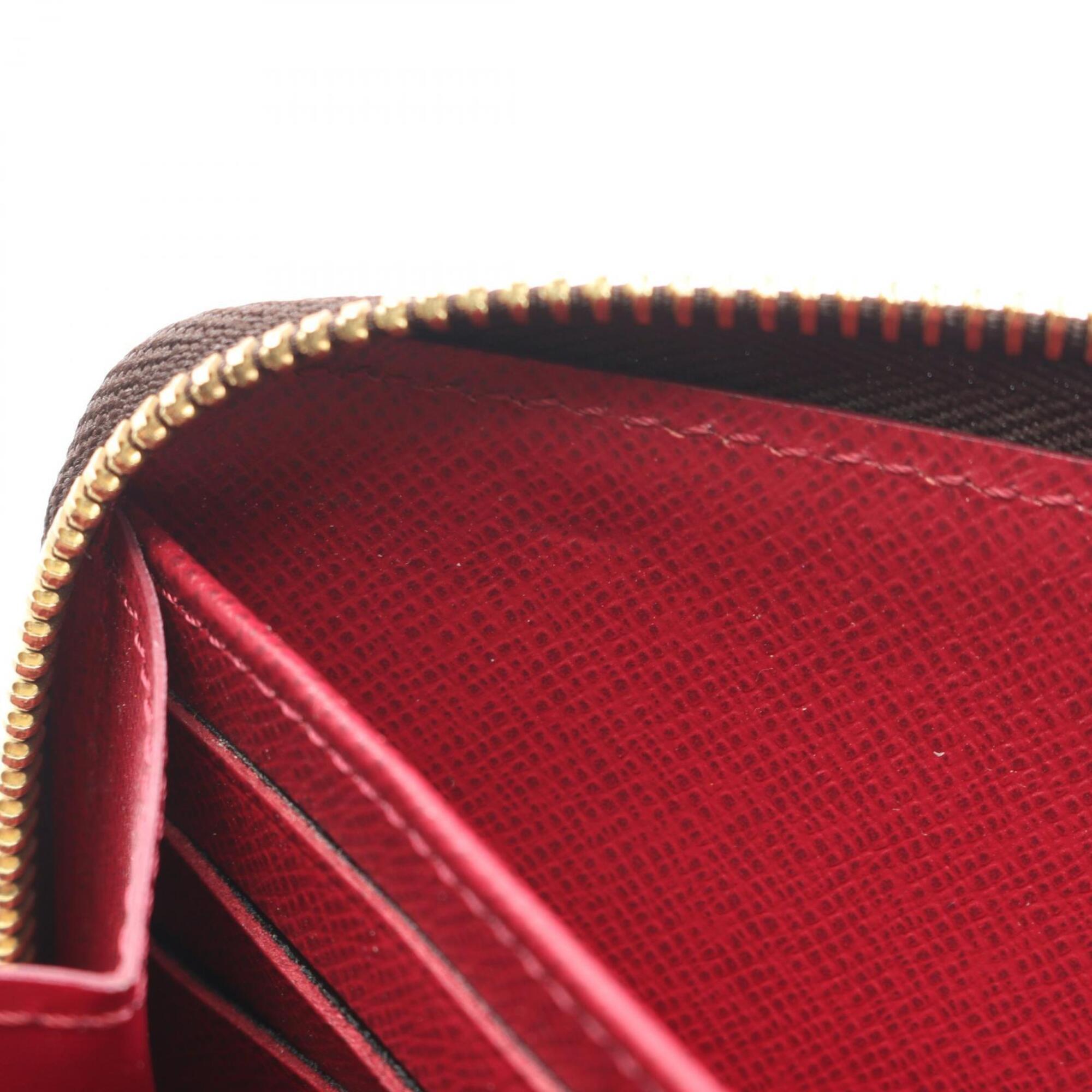 Louis Vuitton Brown Pink Monogram Long Wallet (Bi-Fold) (Pre-Owned)