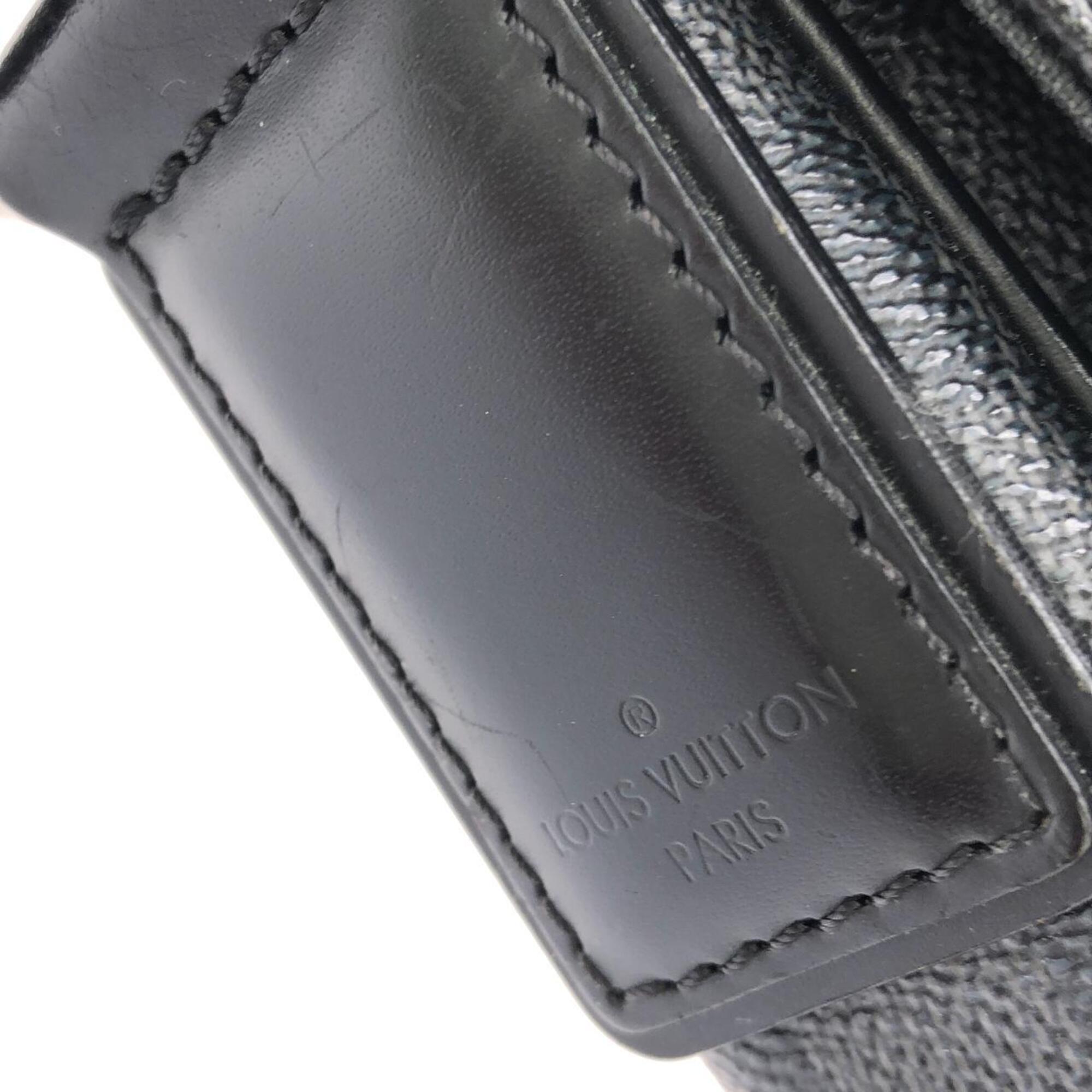Louis Vuitton Graphite Coated Canvas Shoulder Bag (Pre-Owned)