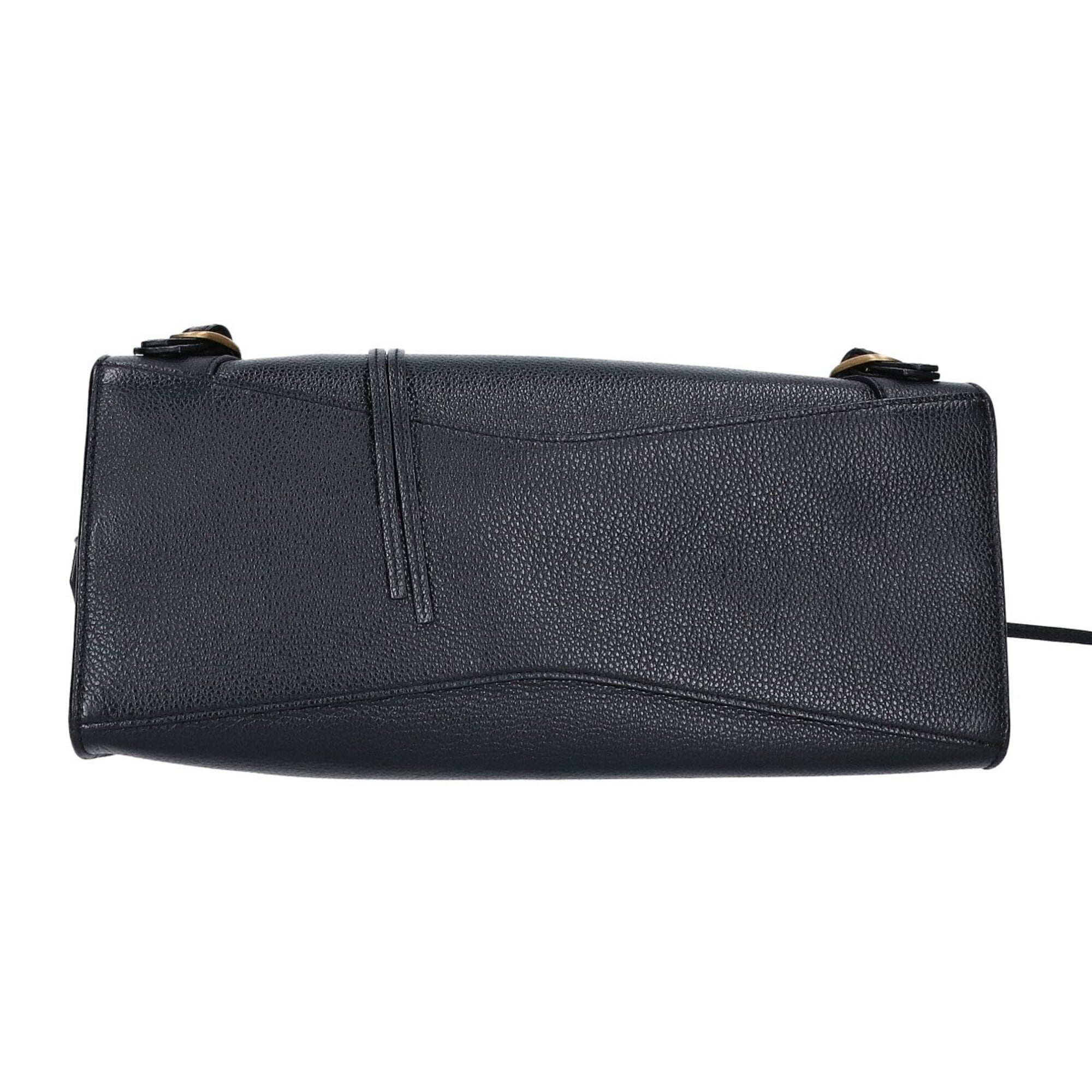 Balenciaga Black Leather Handbag (Pre-Owned)