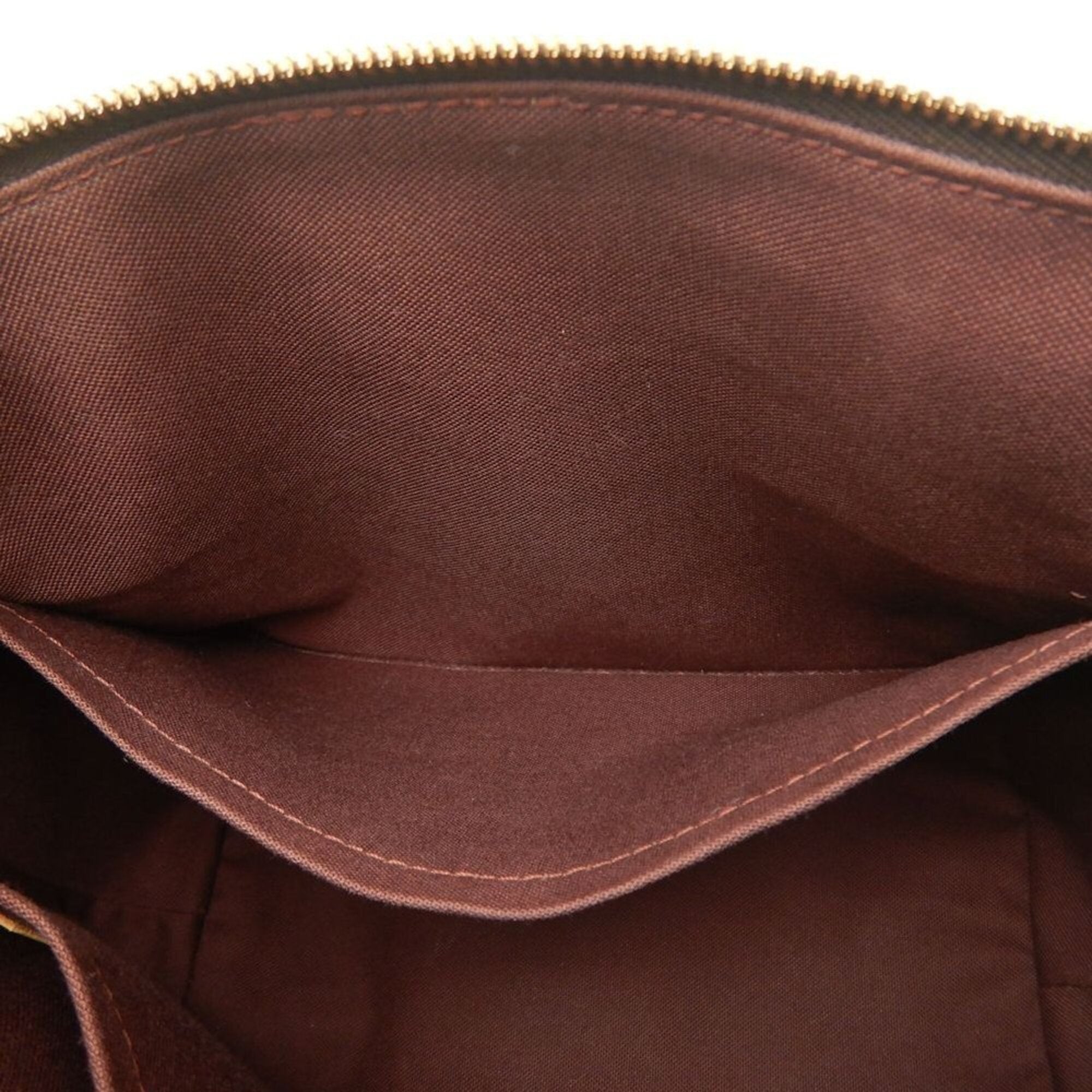 Louis Vuitton Brown Monogram Canvas Handbag (Pre-Owned)