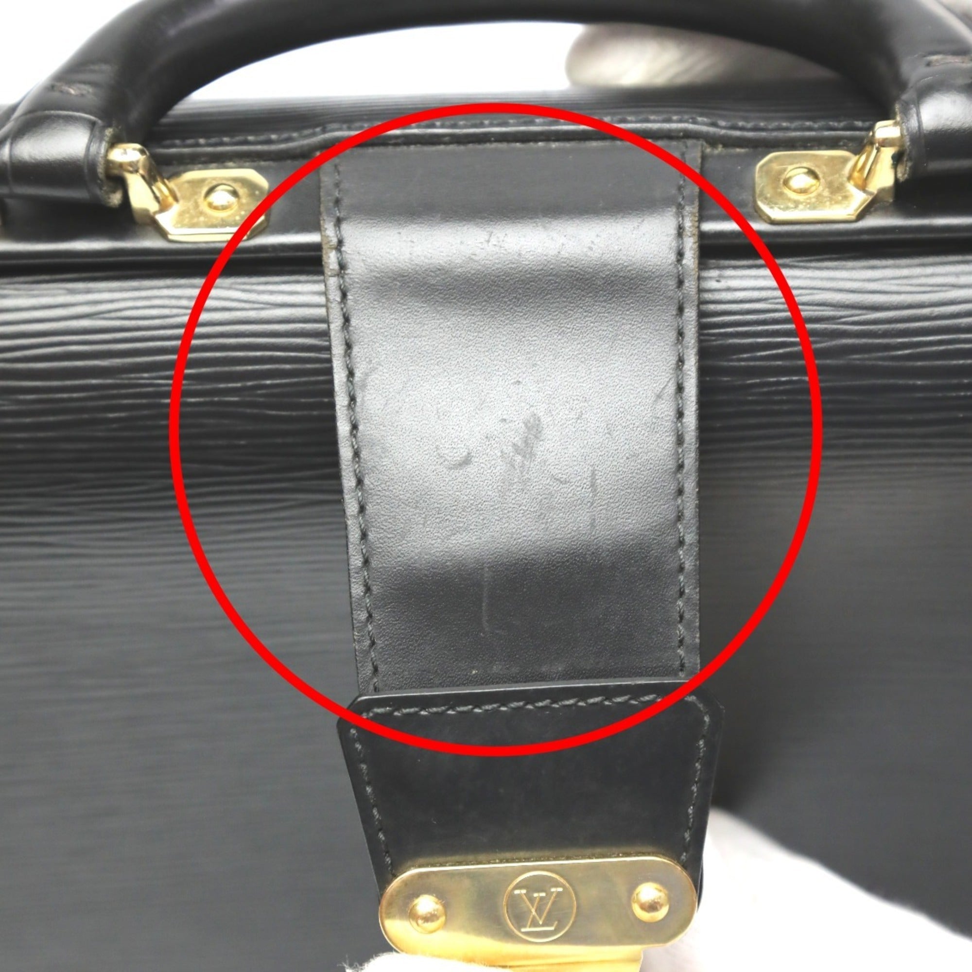 Louis Vuitton Epi Black Epi Leather Briefcase (Pre-Owned)