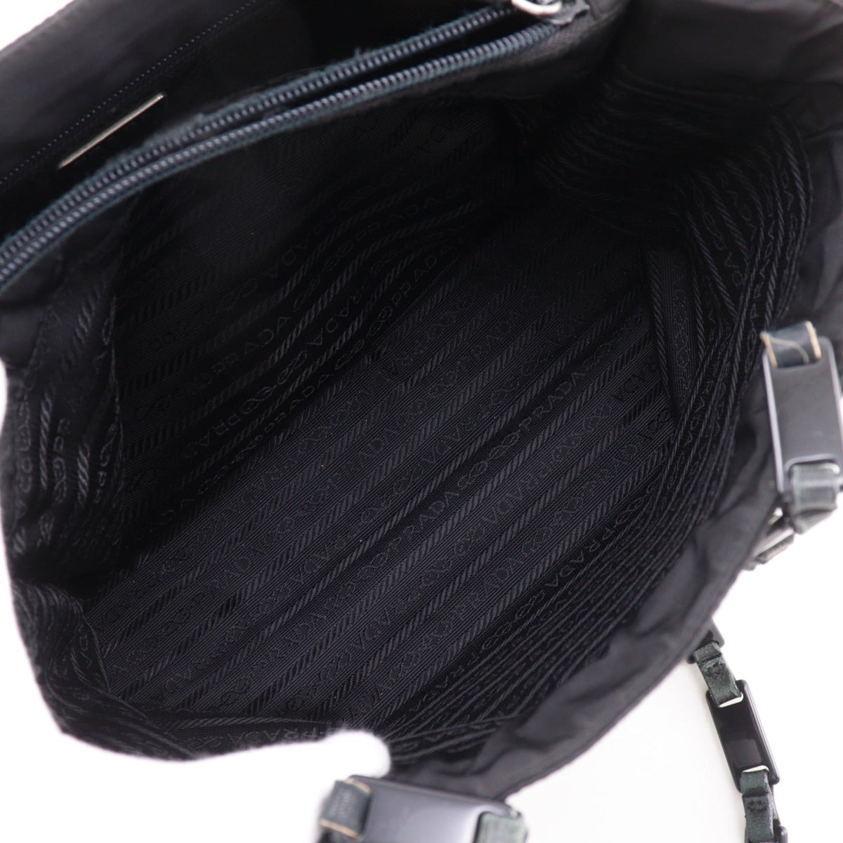 Prada Black Nero Nylon Tote Bag (Pre-Owned)