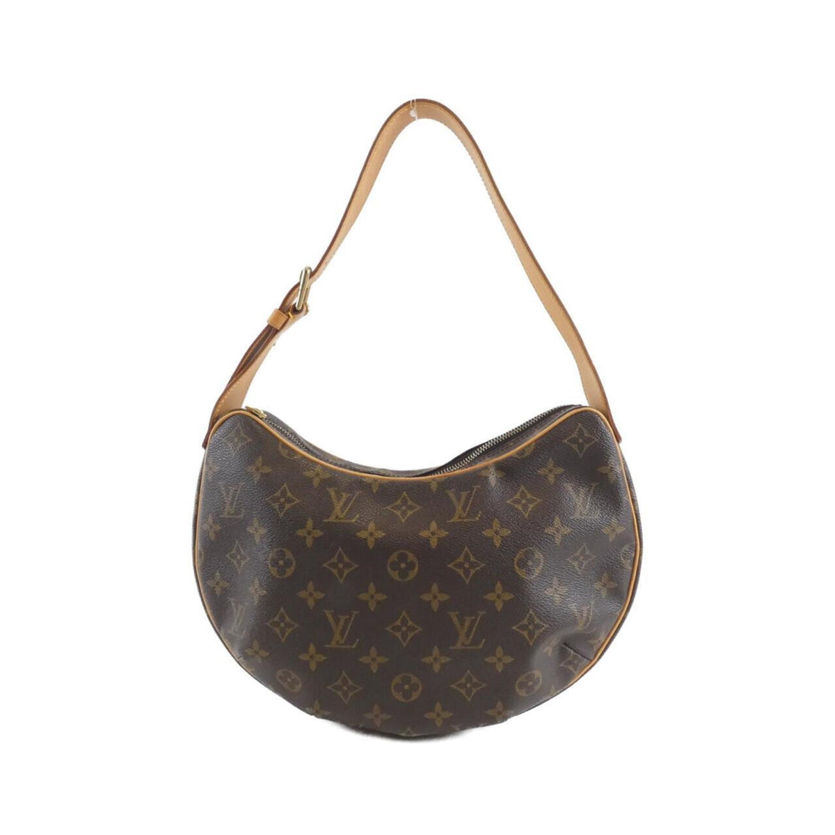 Louis Vuitton Marron Coated Canvas Shoulder Bag (Pre-Owned)