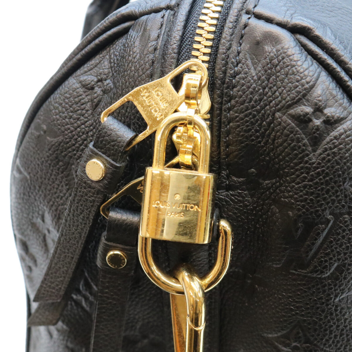 Louis Vuitton Black Monogram Empreinte Boston Bag (Pre-Owned)