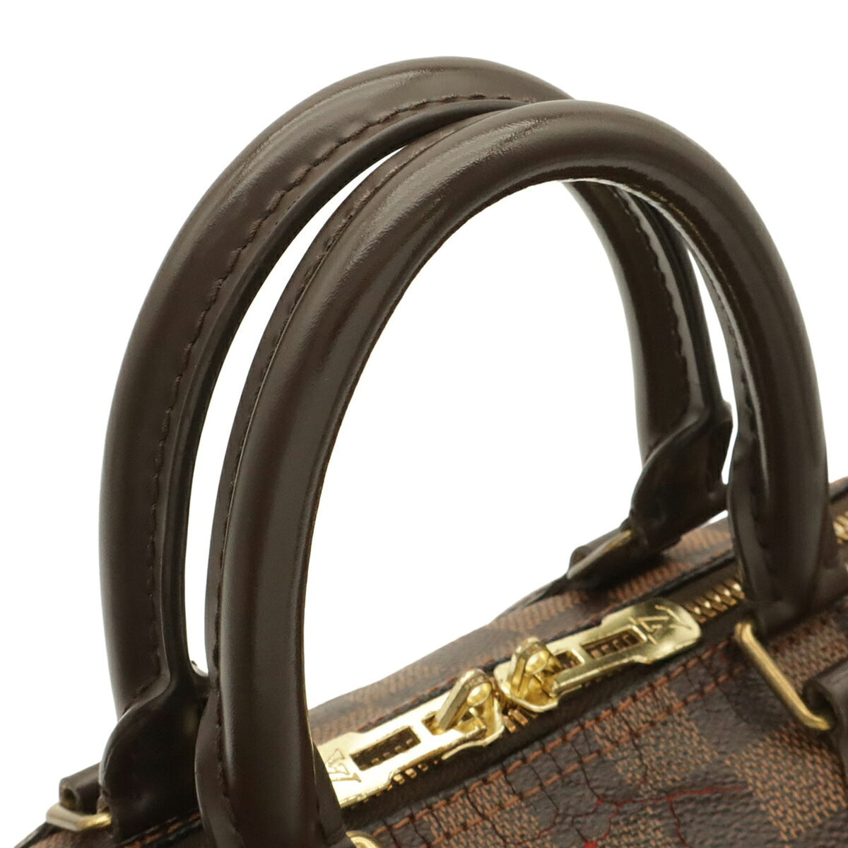 Louis Vuitton Damier Brown Pvc Boston Bag Shoulder Bag (Pre-Owned)