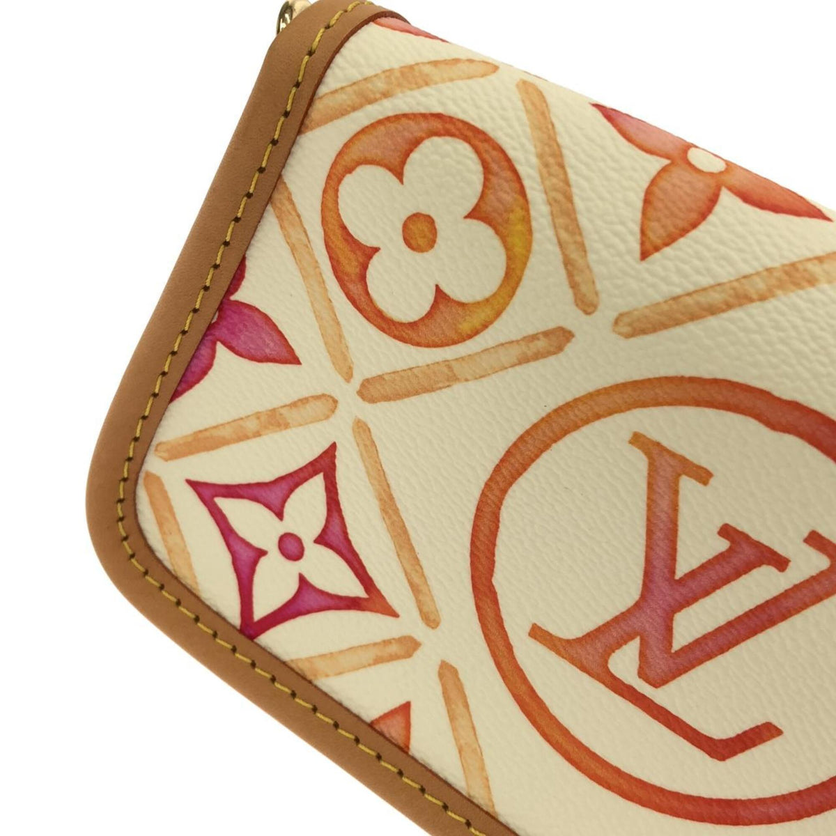 Louis Vuitton Corail Coated Canvas Handbag (Pre-Owned)