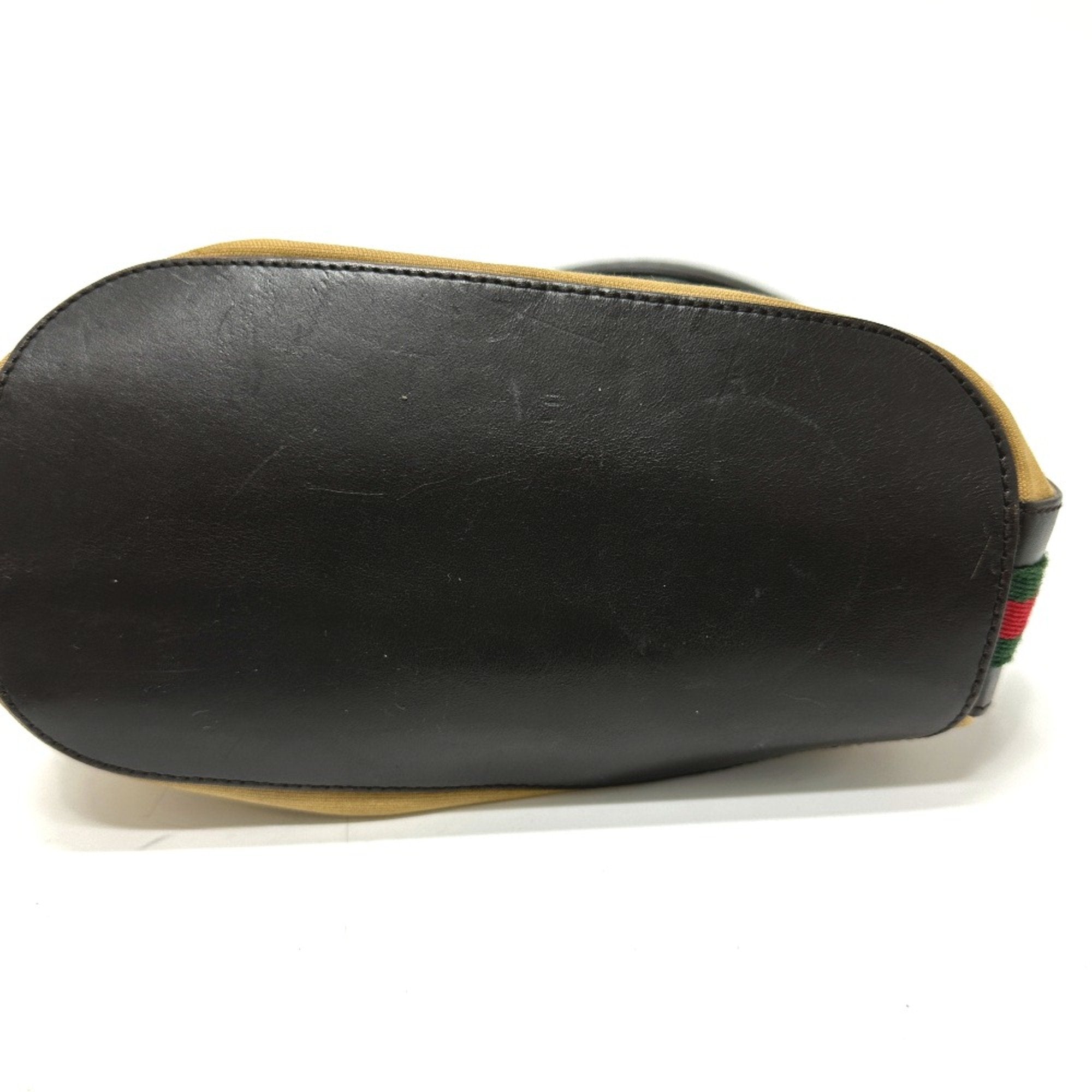 Gucci Beige Leather Shoulder Bag (Pre-Owned)