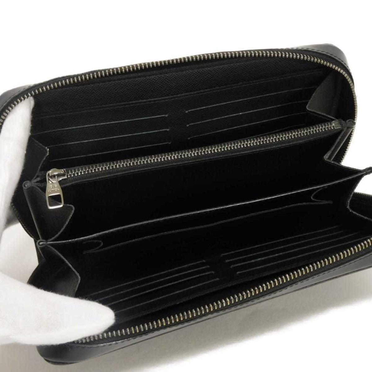 Louis Vuitton Black Monogram Eclipse Noir Monogram Eclipse Long Wallet (Bi-Fold) (Pre-Owned)