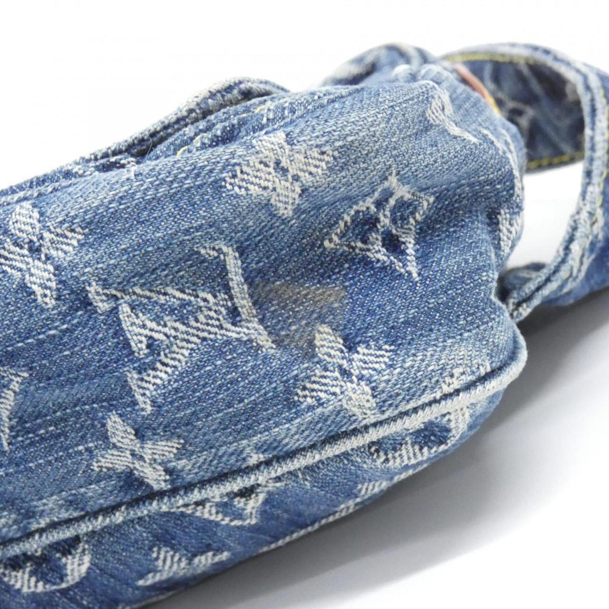 Louis Vuitton Monogram Denim Blue Monogram Denim Shoulder Bag (Pre-Owned)