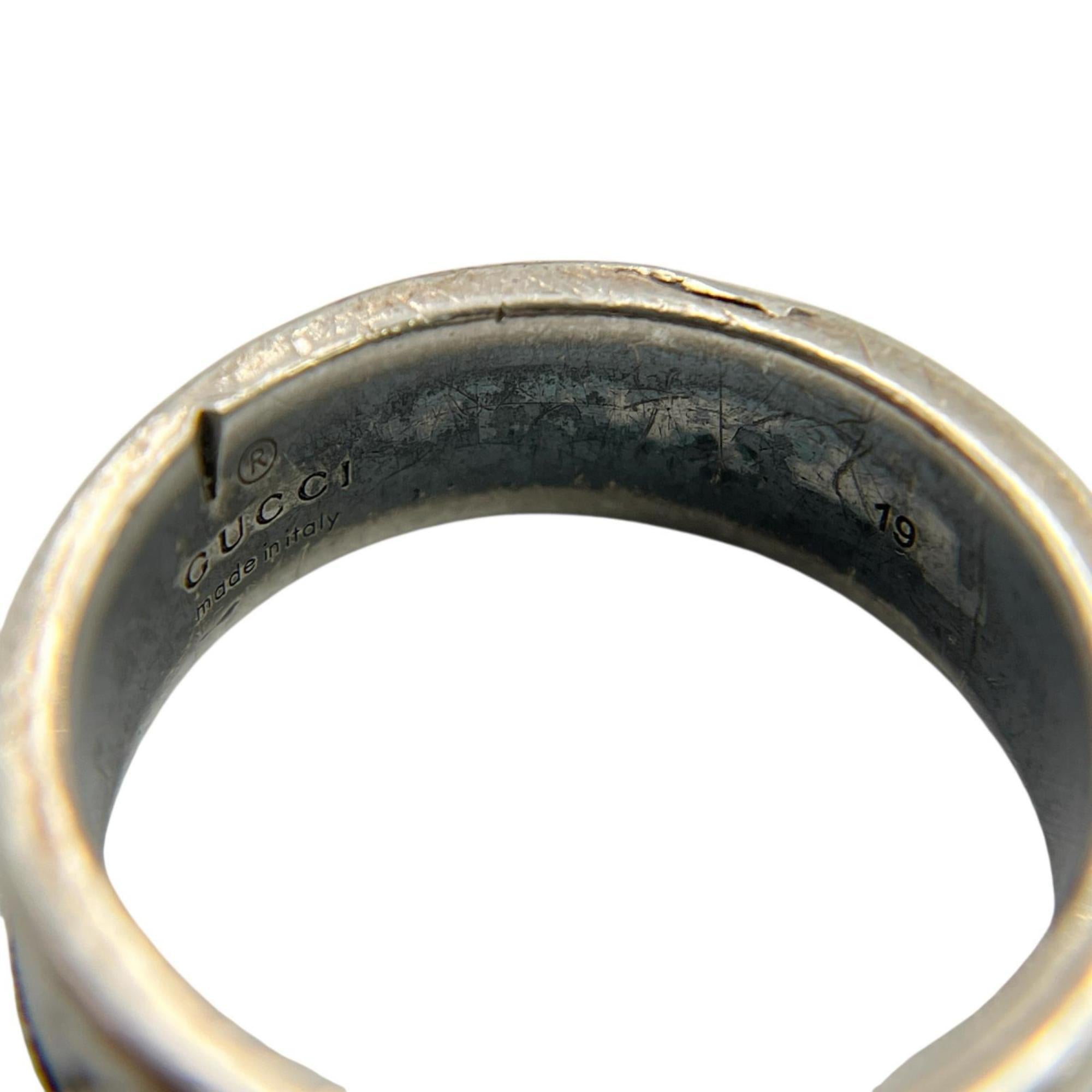 Gucci Silver Silver 925 Band Ring (Pre-Owned)