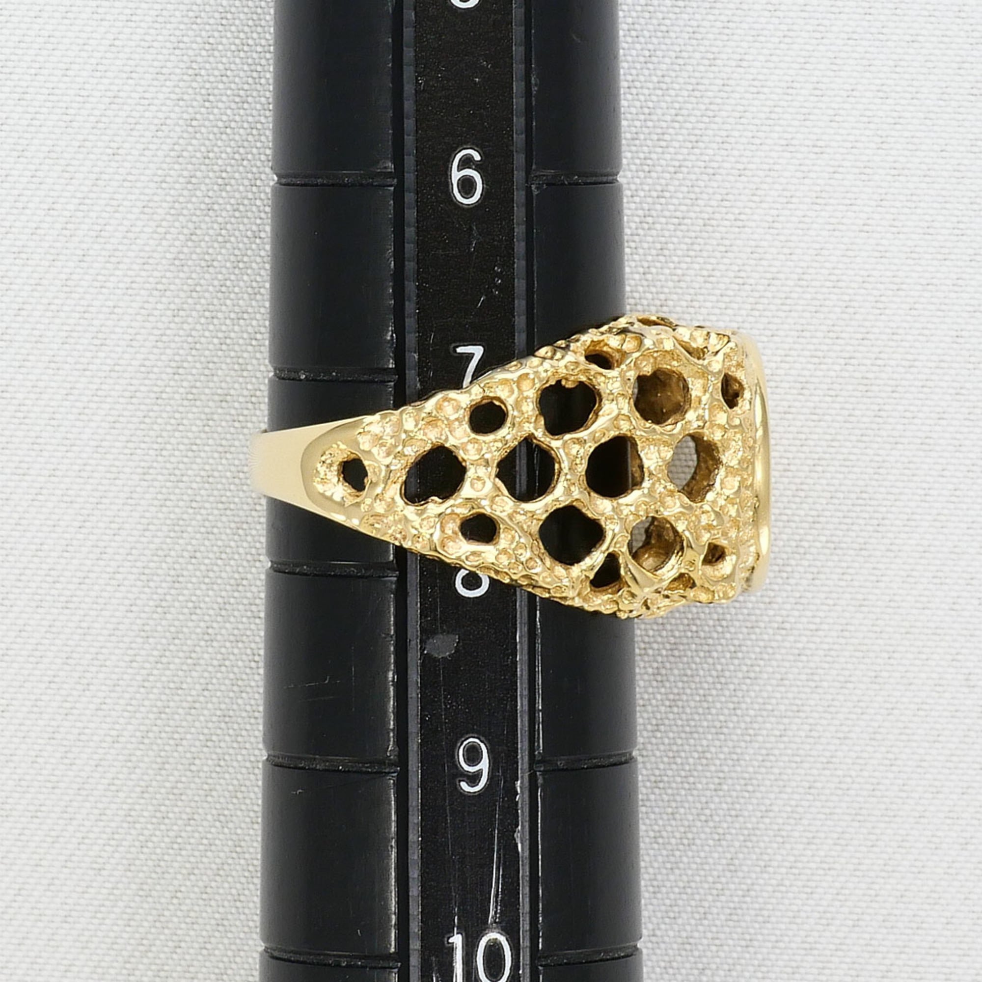 Unbranded Yellow Gold Yellow Gold (10K) Yellow Gold (14K) Band Ring (Pre-Owned)