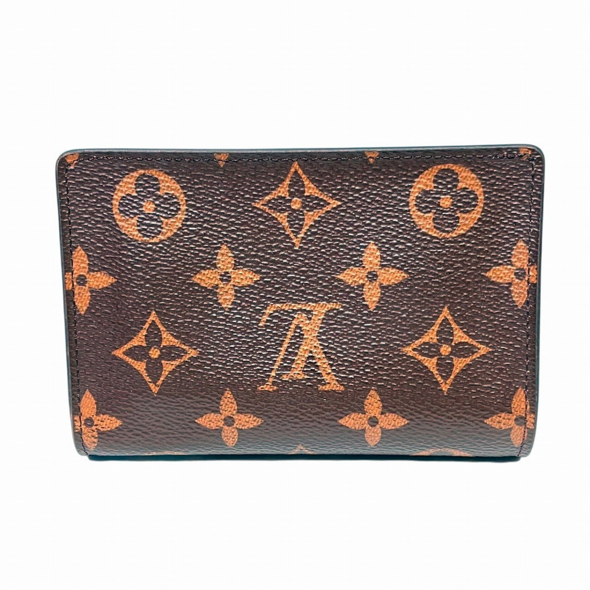 Louis Vuitton Bordeaux Brown Monogram Wallet (Bi-Fold) (Pre-Owned)