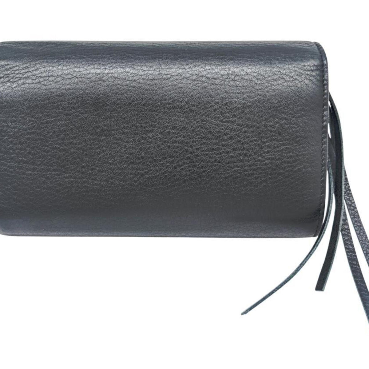 Balenciaga Black Leather Long Wallet (Bi-Fold) (Pre-Owned)