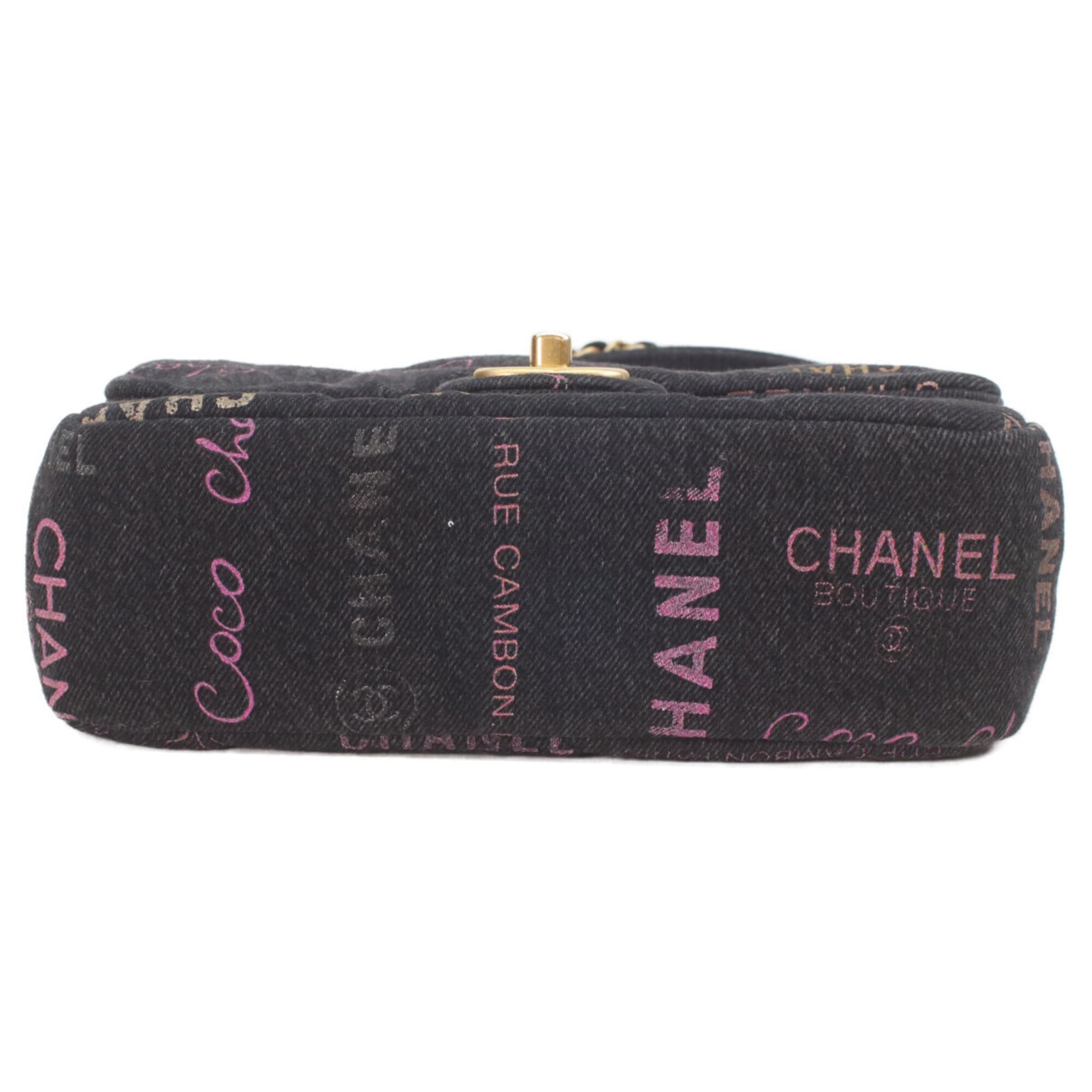 Chanel Black Denim Shoulder Bag (Pre-Owned)