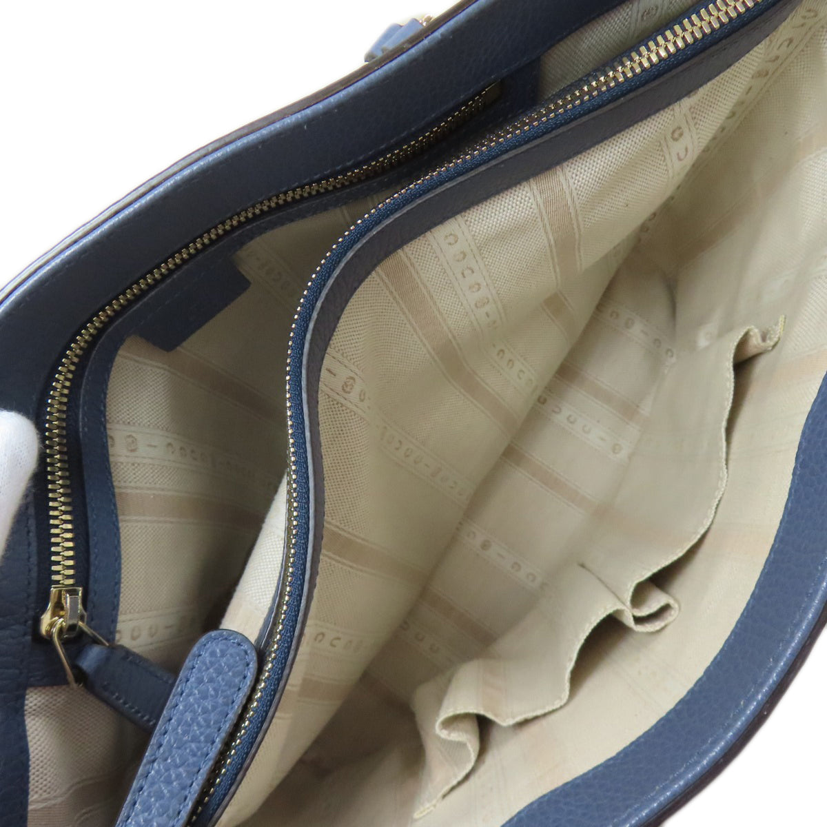 Gucci Blue Leather Handbag (Pre-Owned)