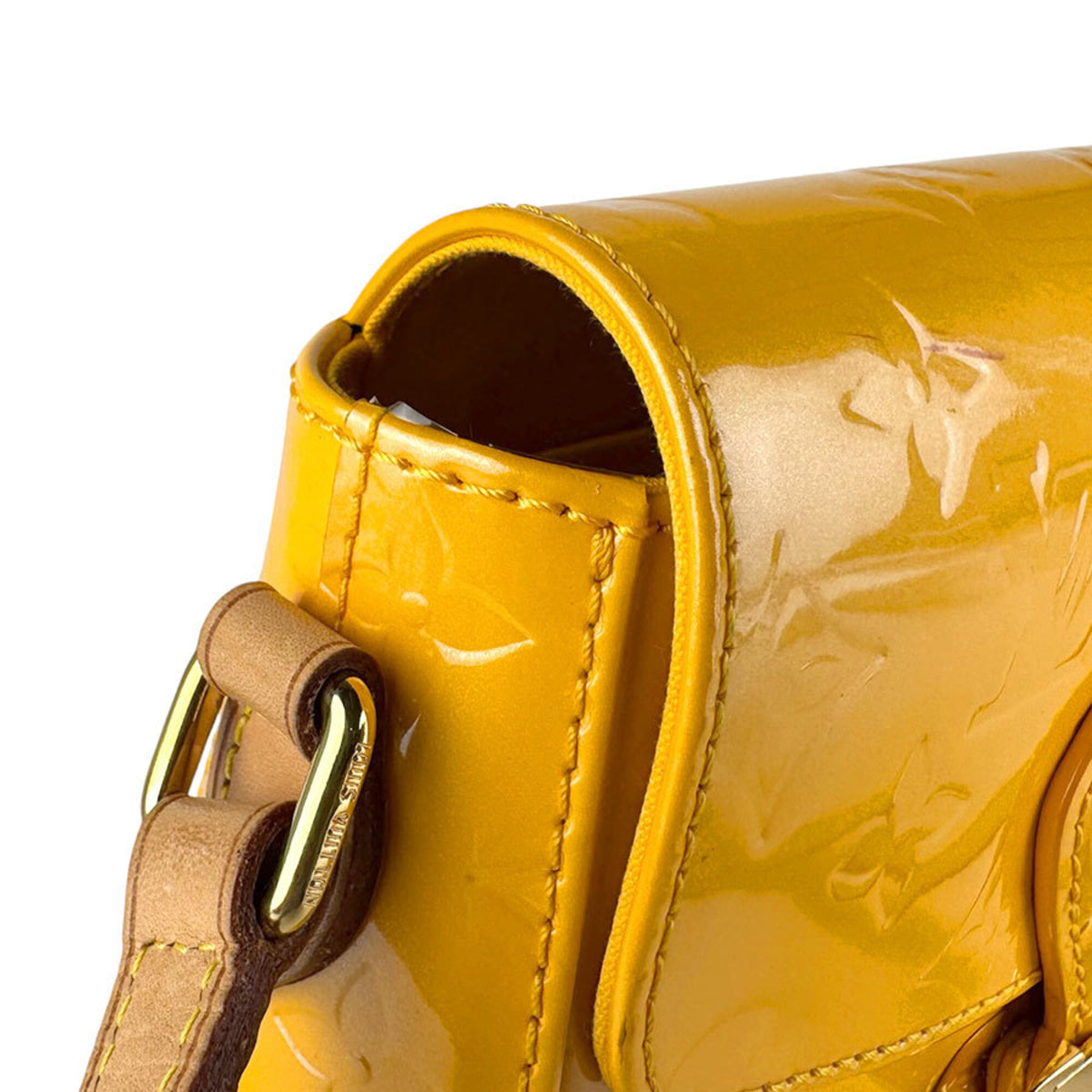 Louis Vuitton Jaune Monogram Vernis Shoulder Bag (Pre-Owned)