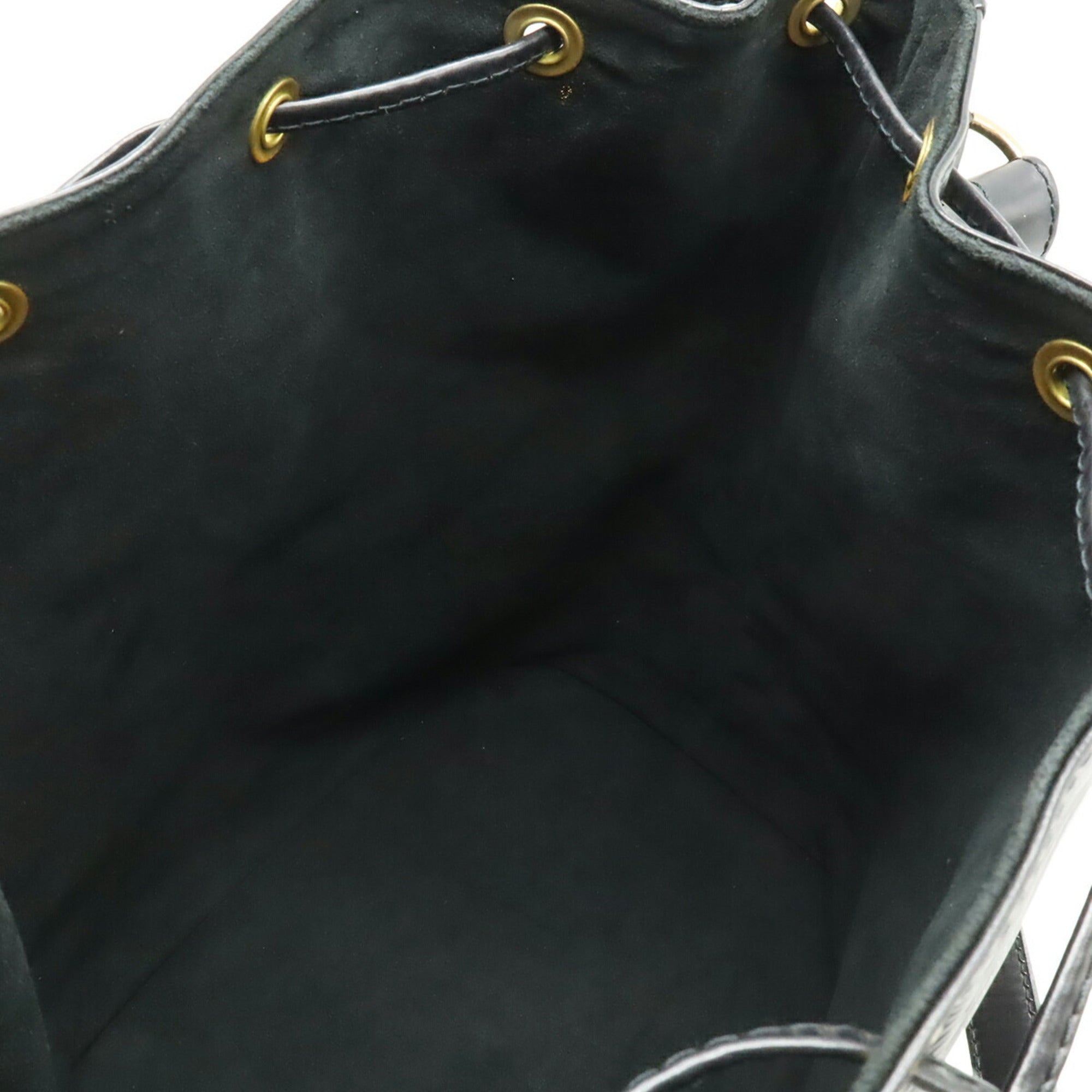 Louis Vuitton Black Noir Epi Leather Shoulder Bag (Pre-Owned)