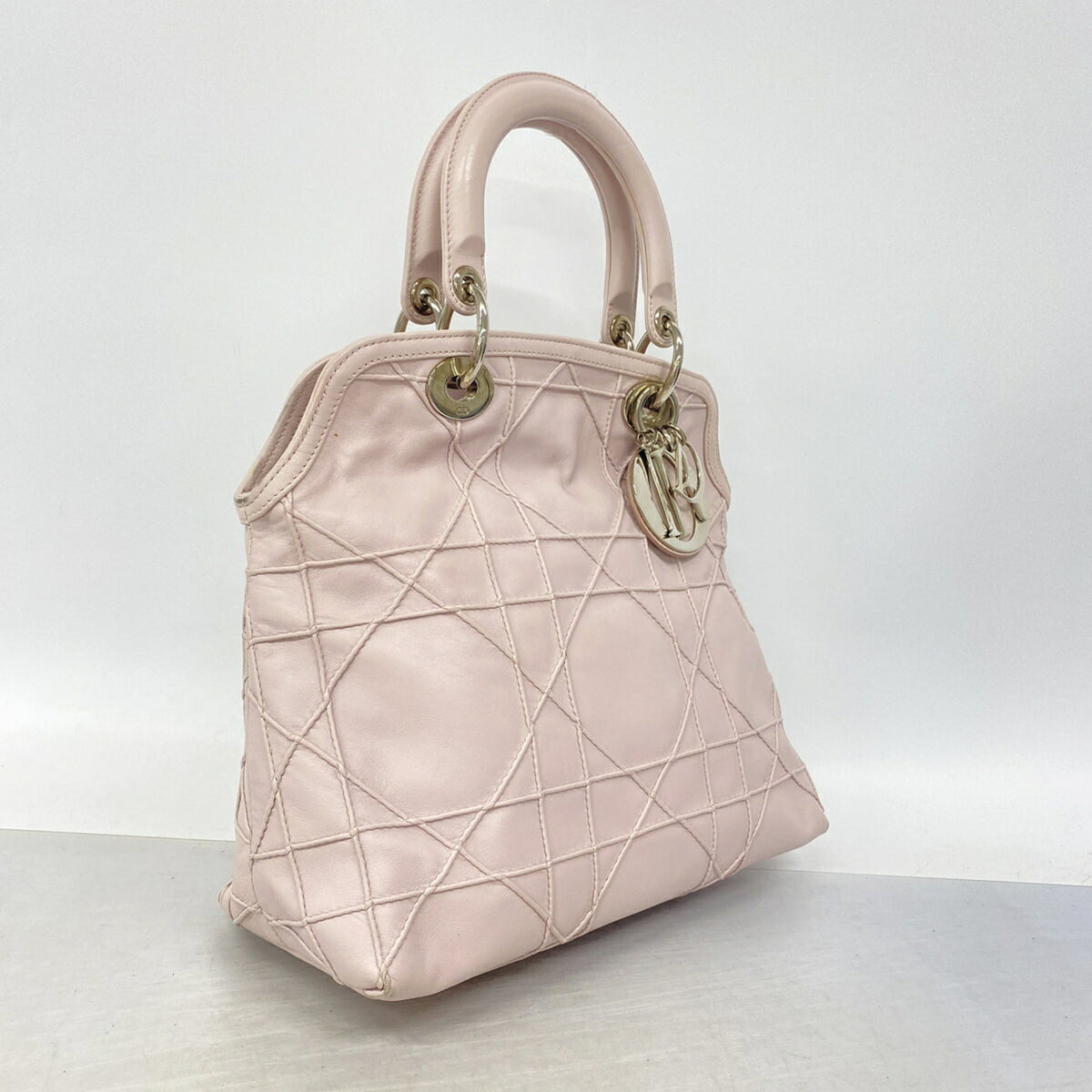 Christian Dior Pink Leather Handbag (Pre-Owned)
