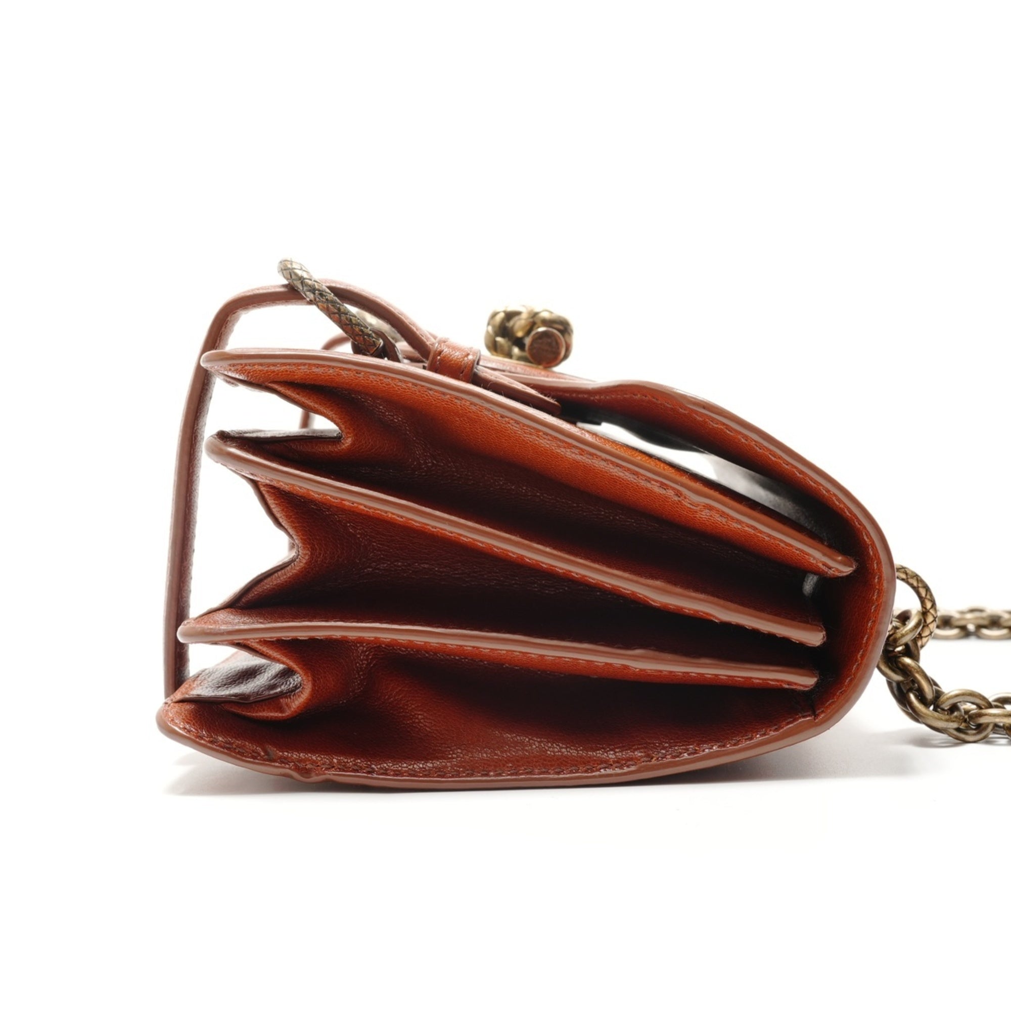 Bottega Veneta Brown Shoulder Bag (Pre-Owned)