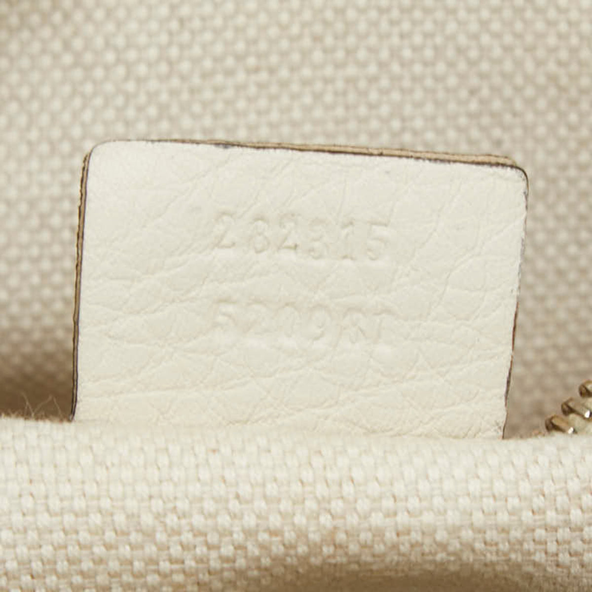Gucci Gg Canvas Beige Ivory Gg Canvas Leather Handbag Shoulder Bag (Pre-Owned)
